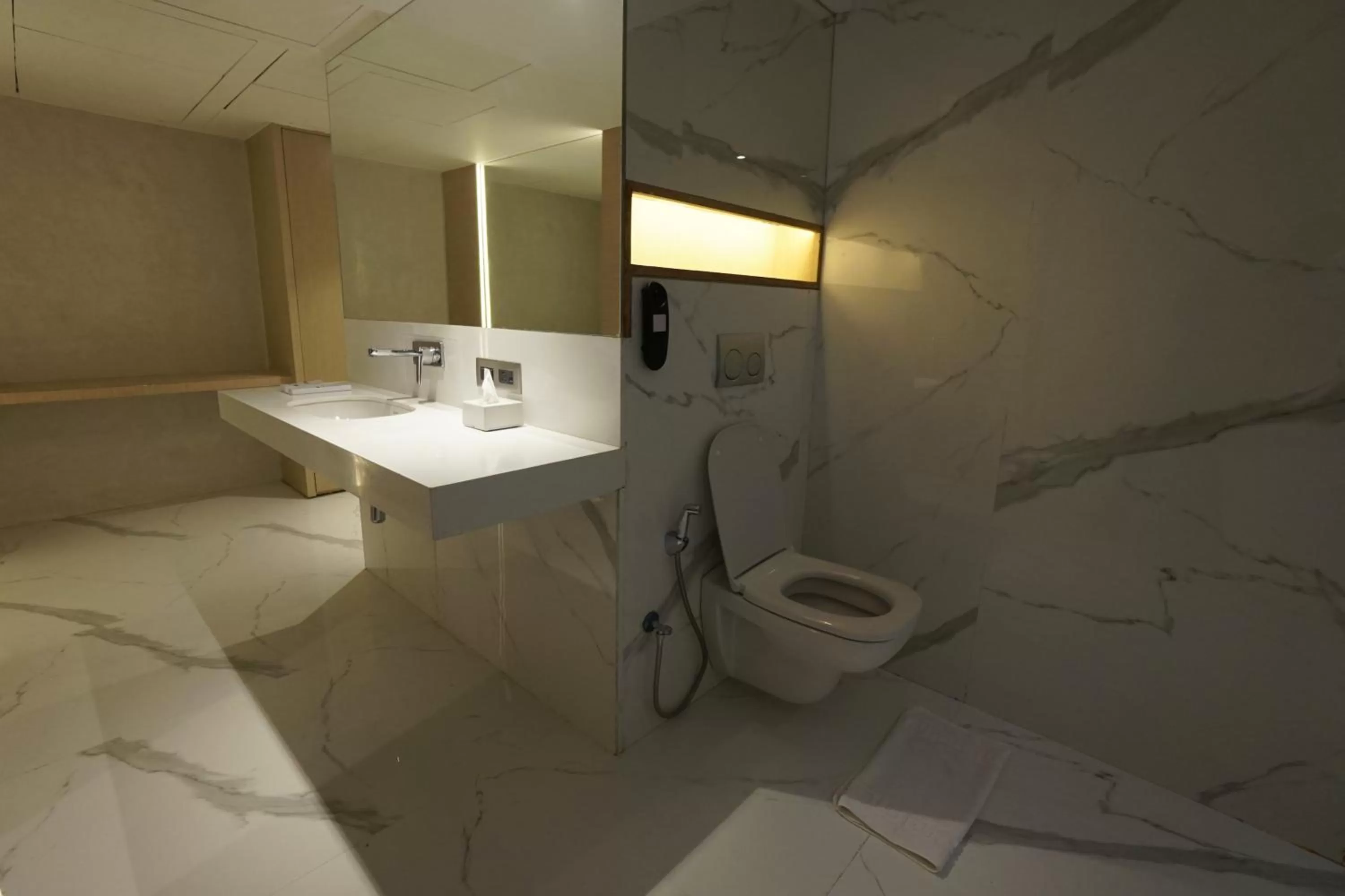 Bathroom in Clarks Inn Suites Kangra