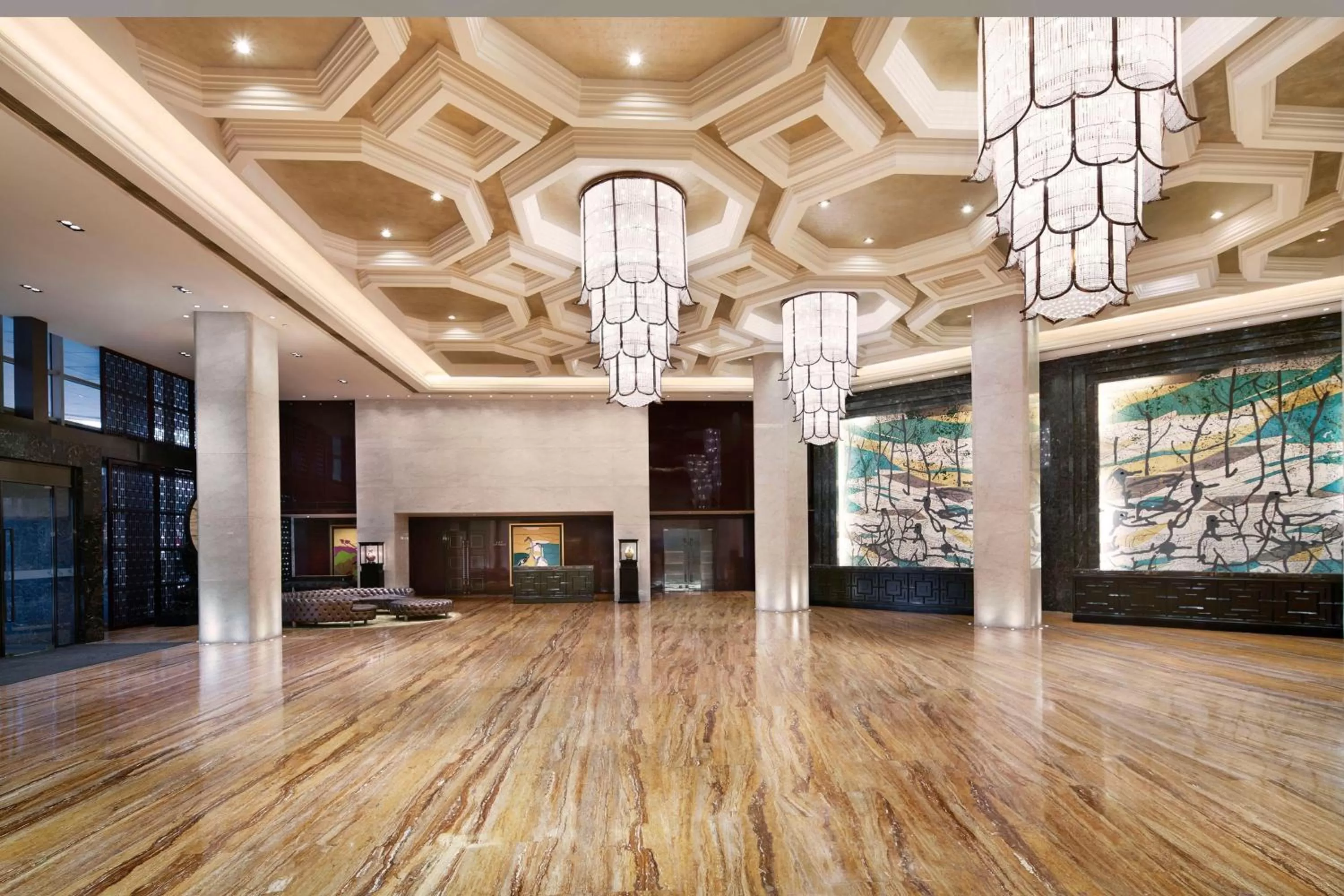 Lobby or reception in Sheraton Shanghai Waigaoqiao Hotel