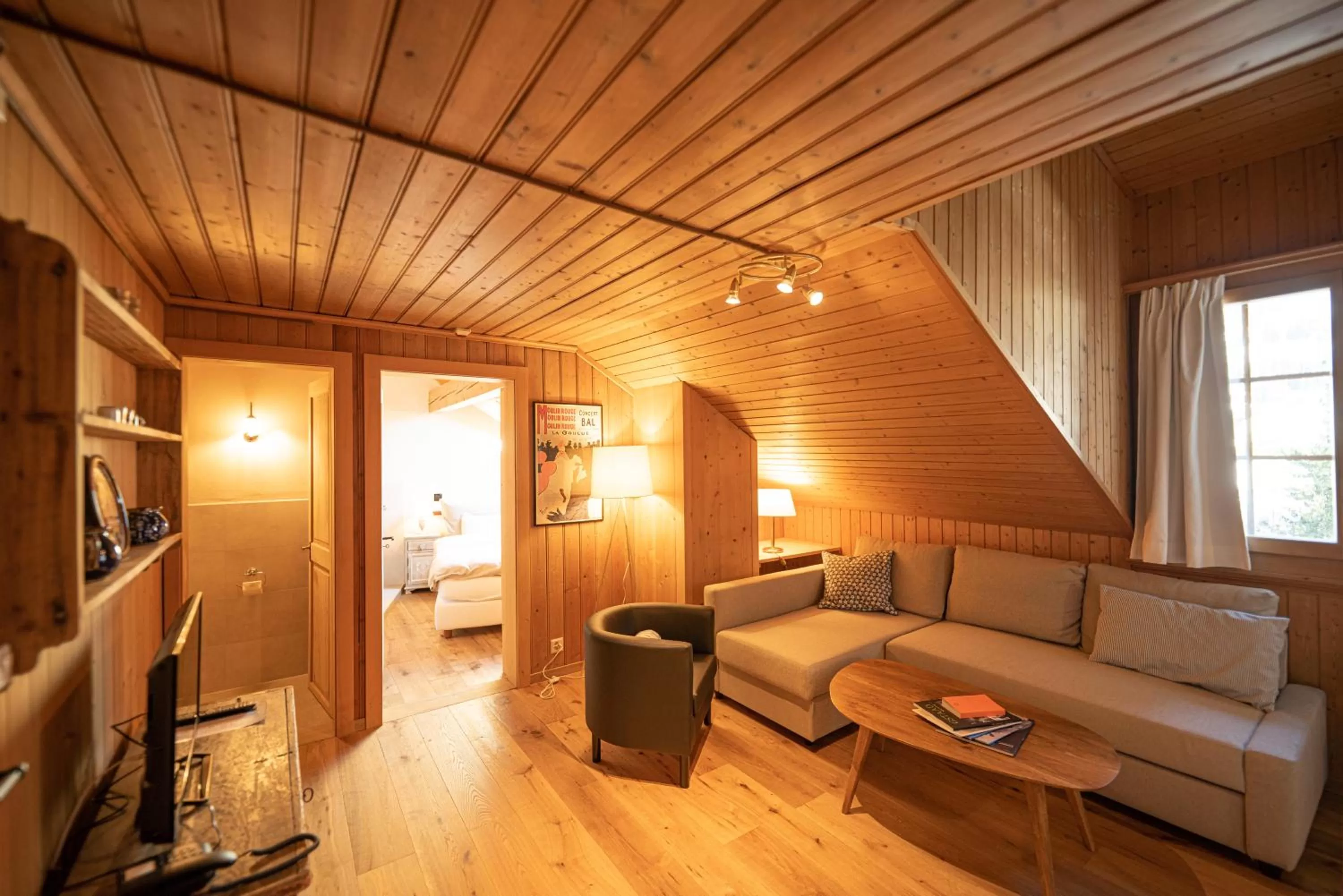 Living room in Hotel Alpenrose mit Gourmet-Restaurant Azalée