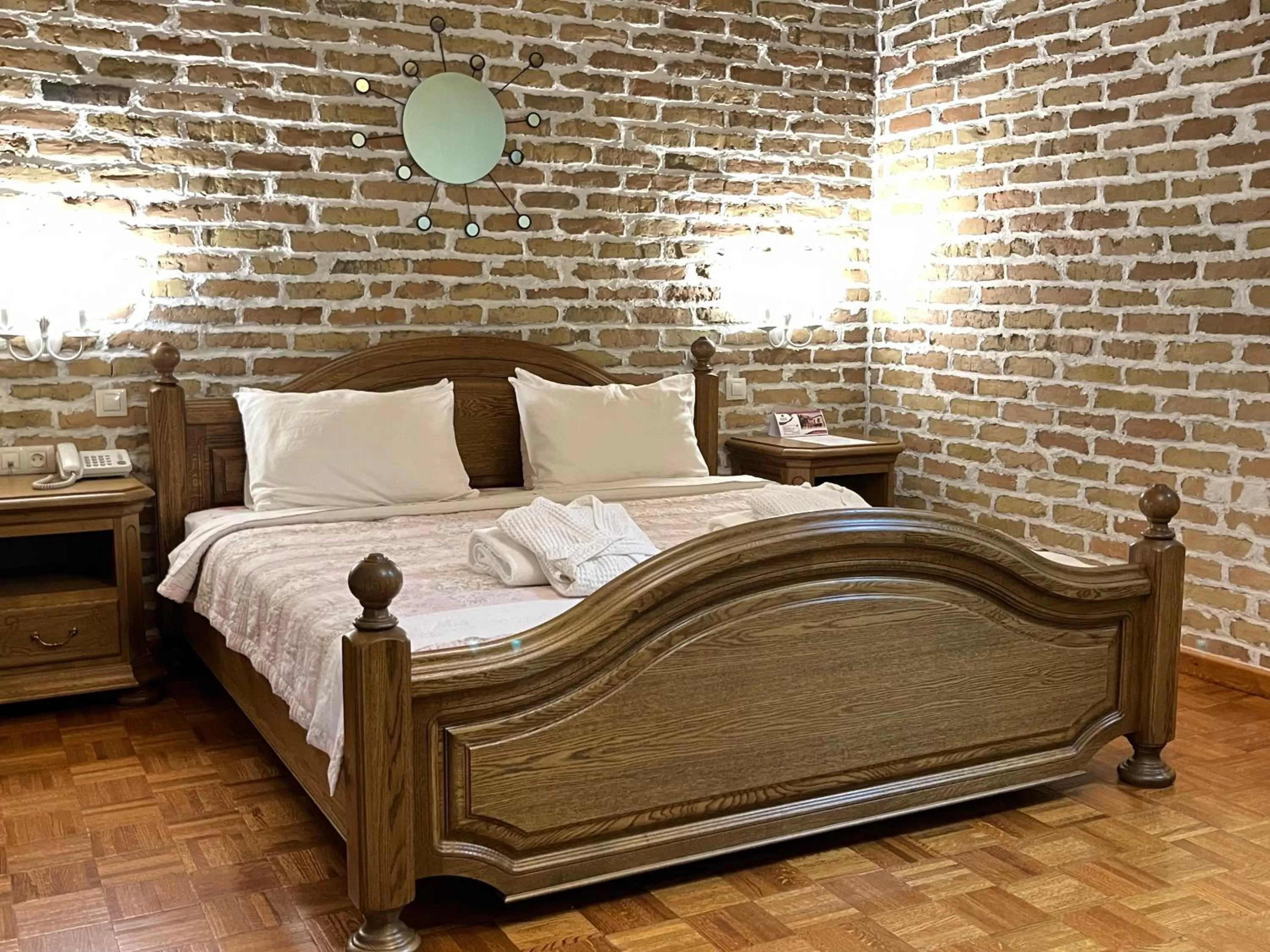 Bed in Orbita hotel Shymkent