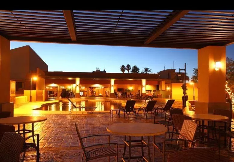 Patio in Hotel Gandara