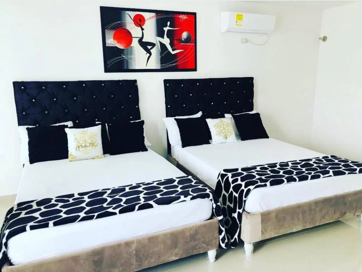 Bed in Hotel Platinum Barranquilla