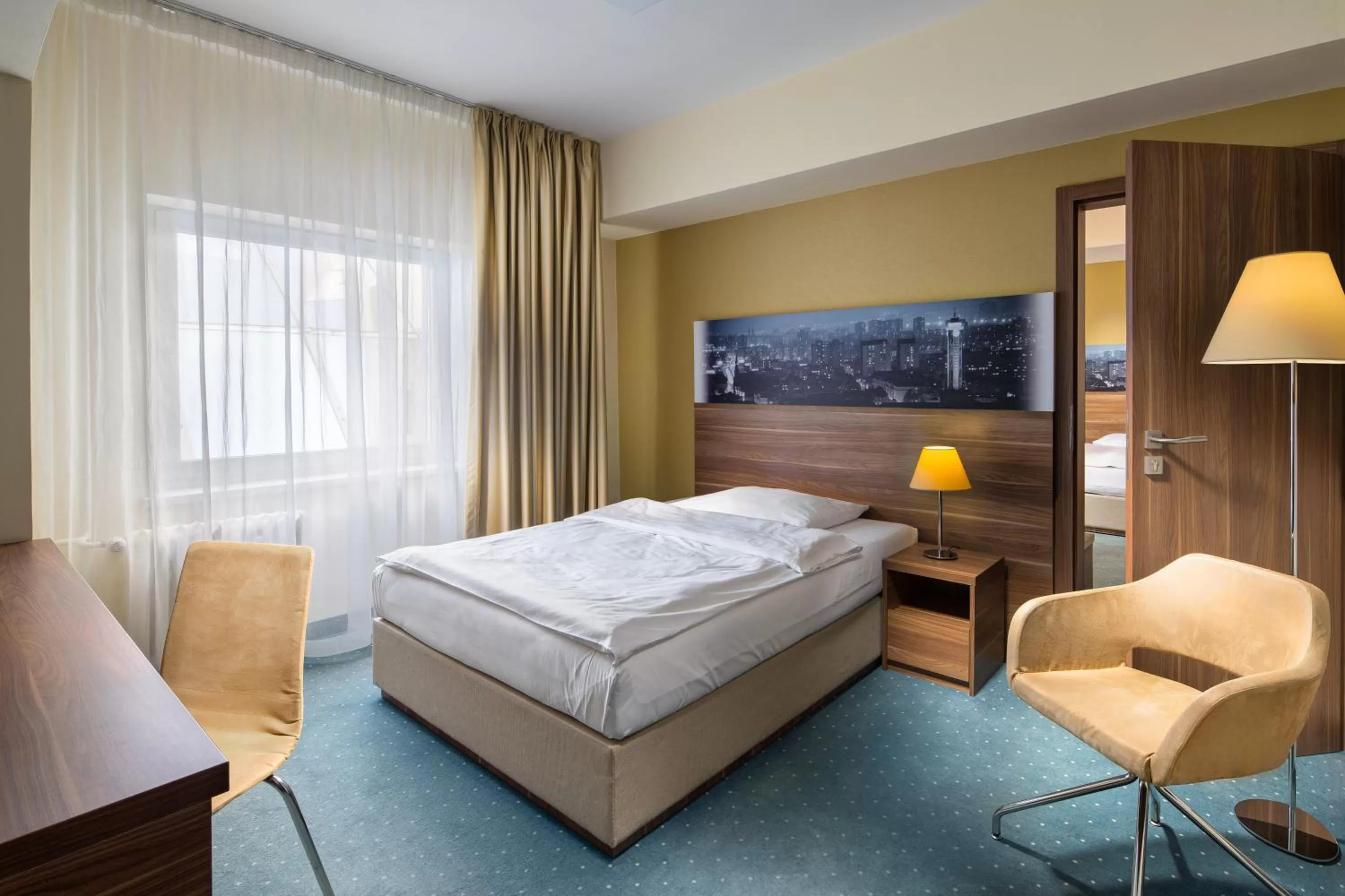 Bed in Imperial Hotel Ostrava