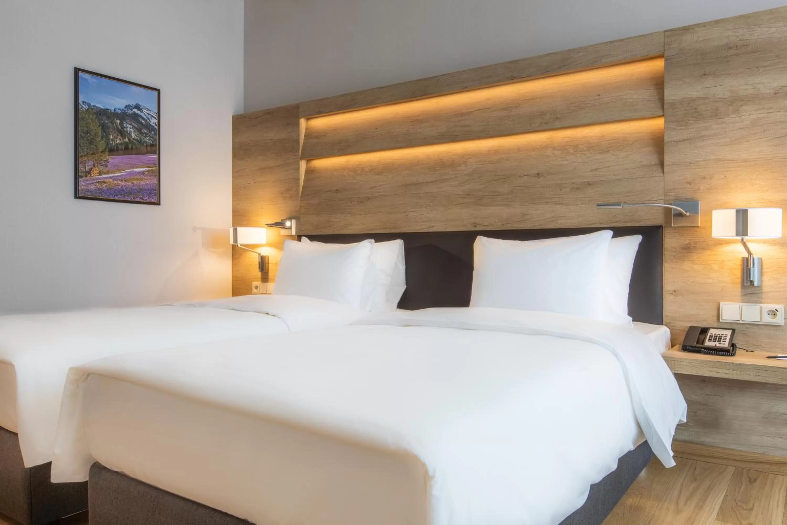 Bed in Radisson Blu Hotel & Residences