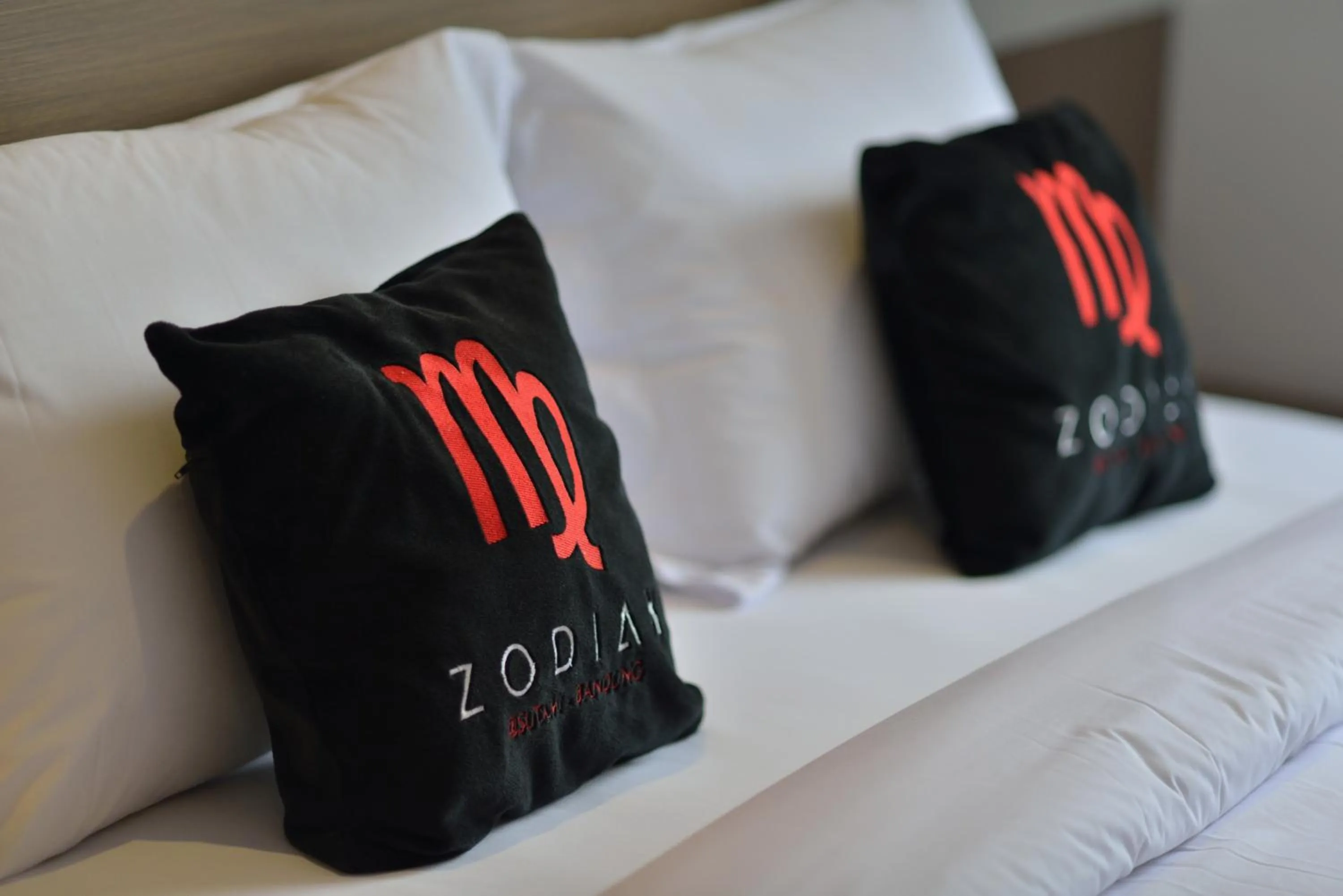 Decorative detail, Bed in Zodiak Sutami by KAGUM Hotels