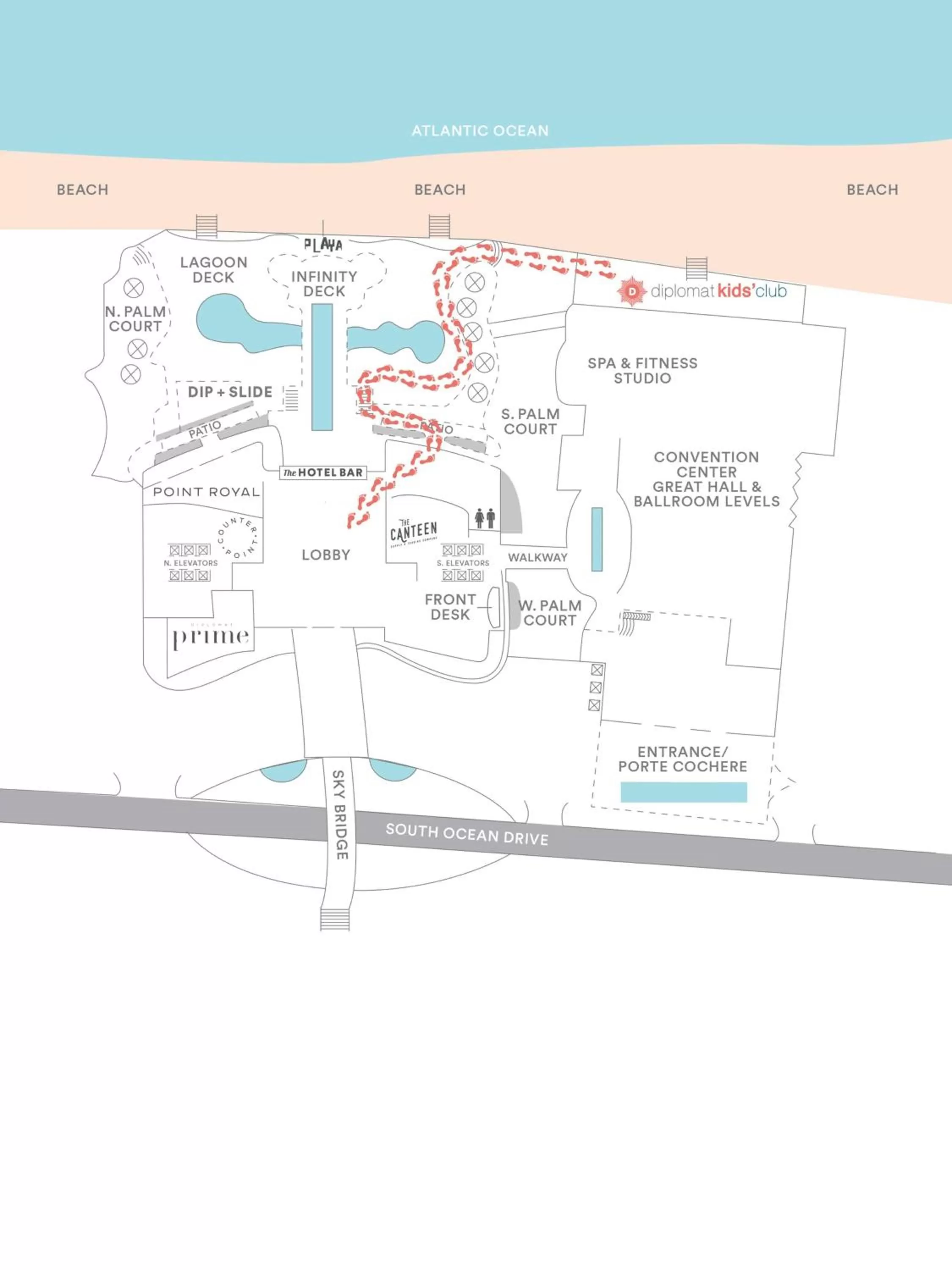 Lounge or bar in The Diplomat Beach Resort Hollywood, Curio Collection by Hilton