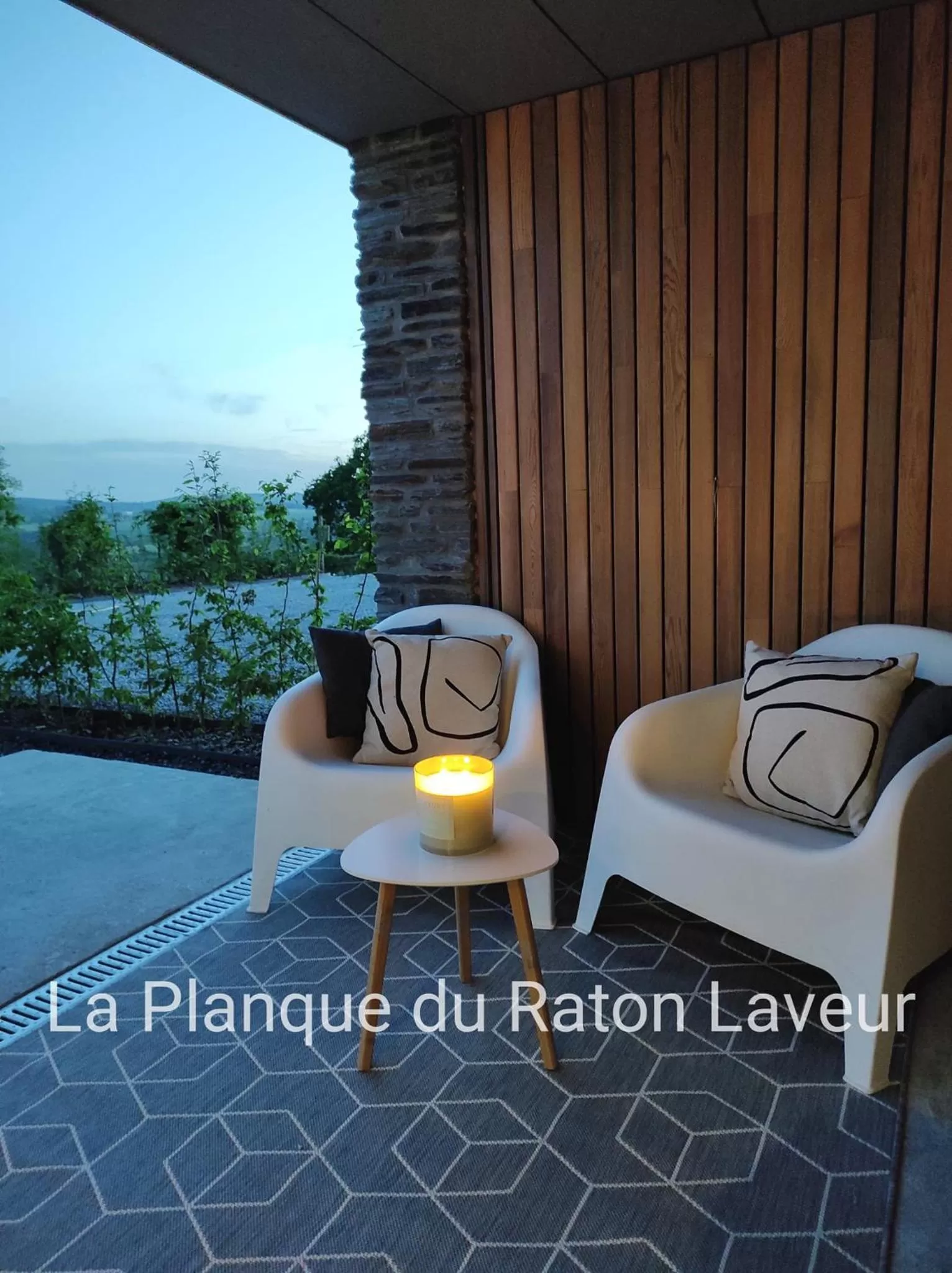 Patio in La planque du raton laveur