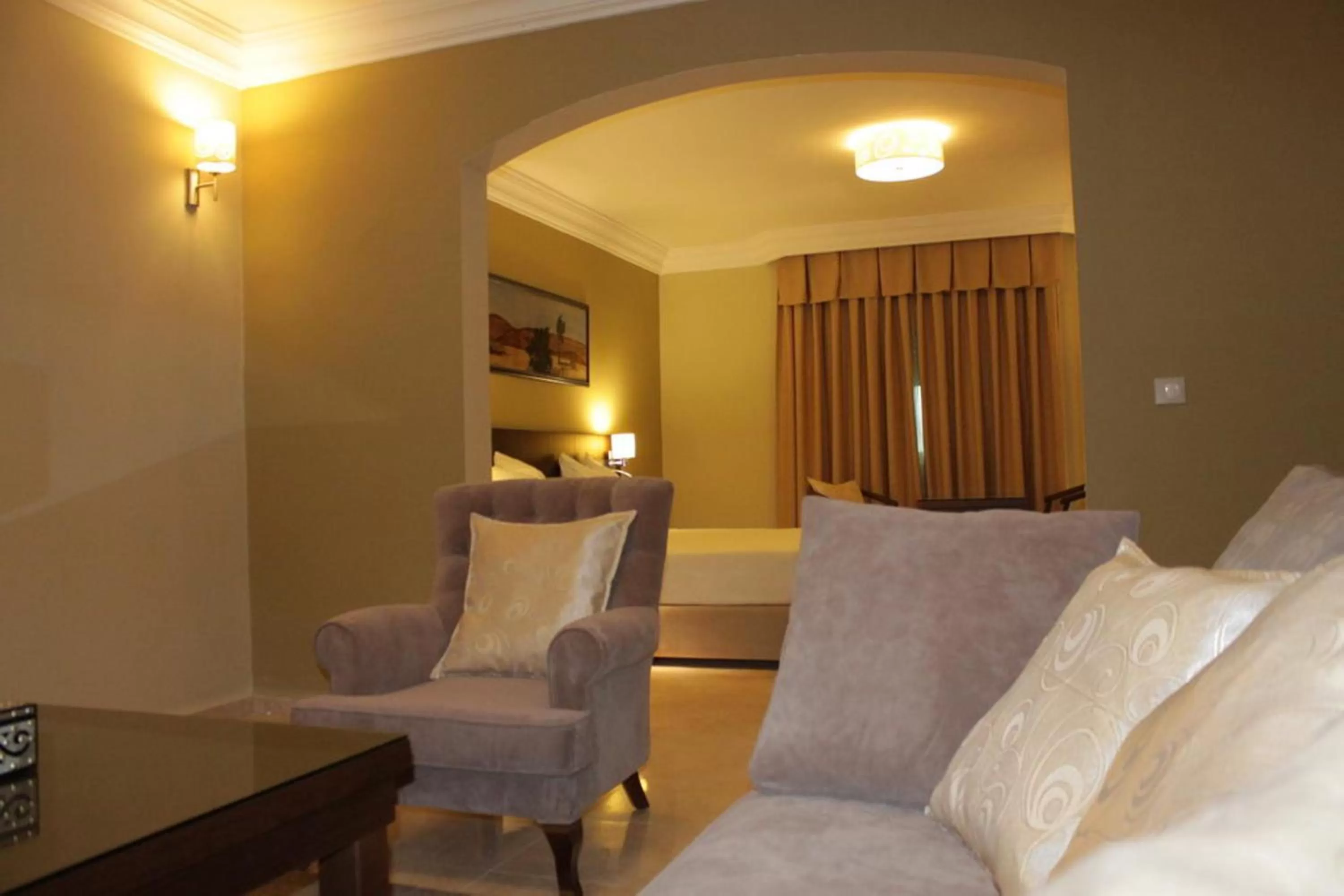 Seating area in Hotel Mauricenter Nouakchott