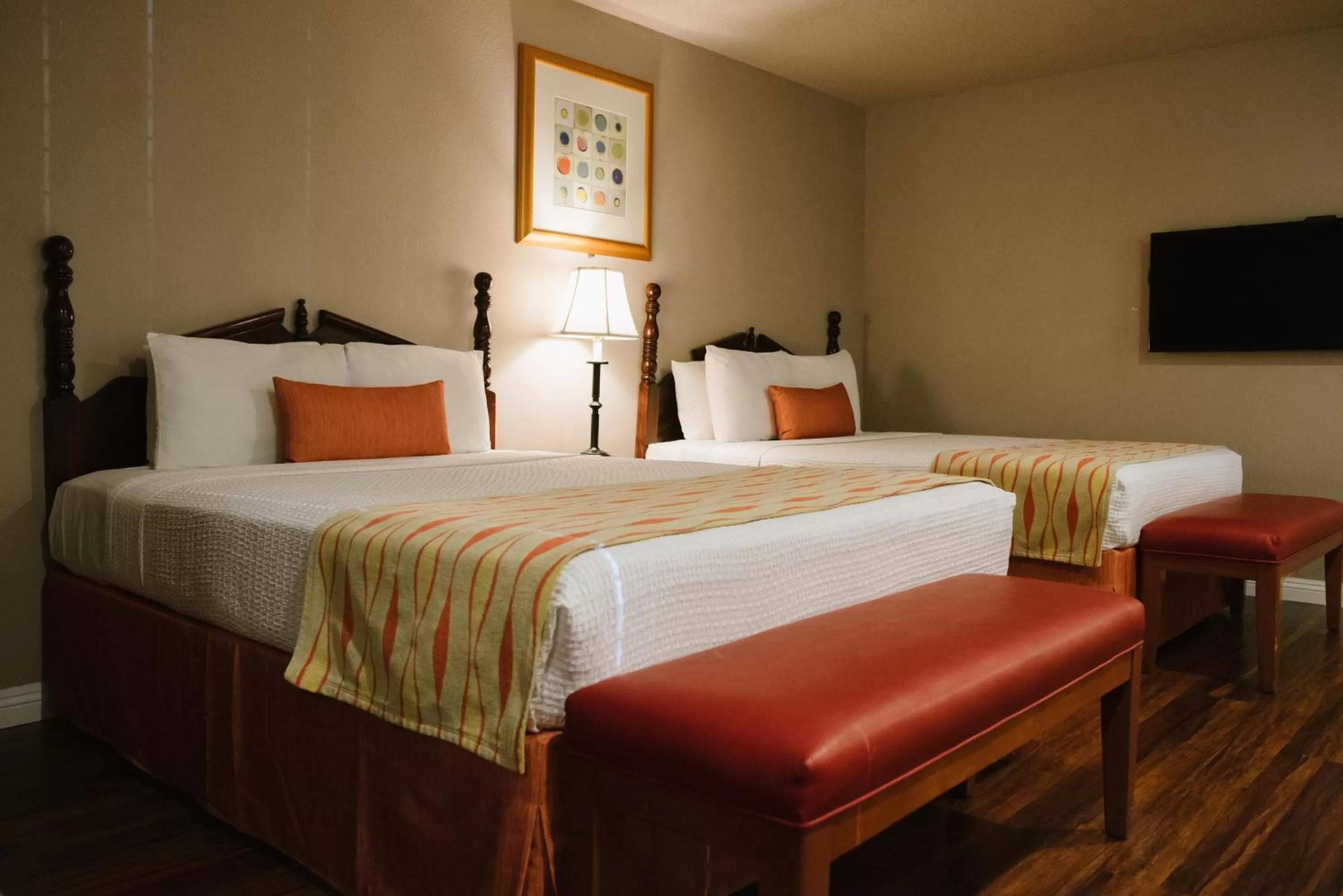 Bed in Alamo Inn and Suites - Convention Center