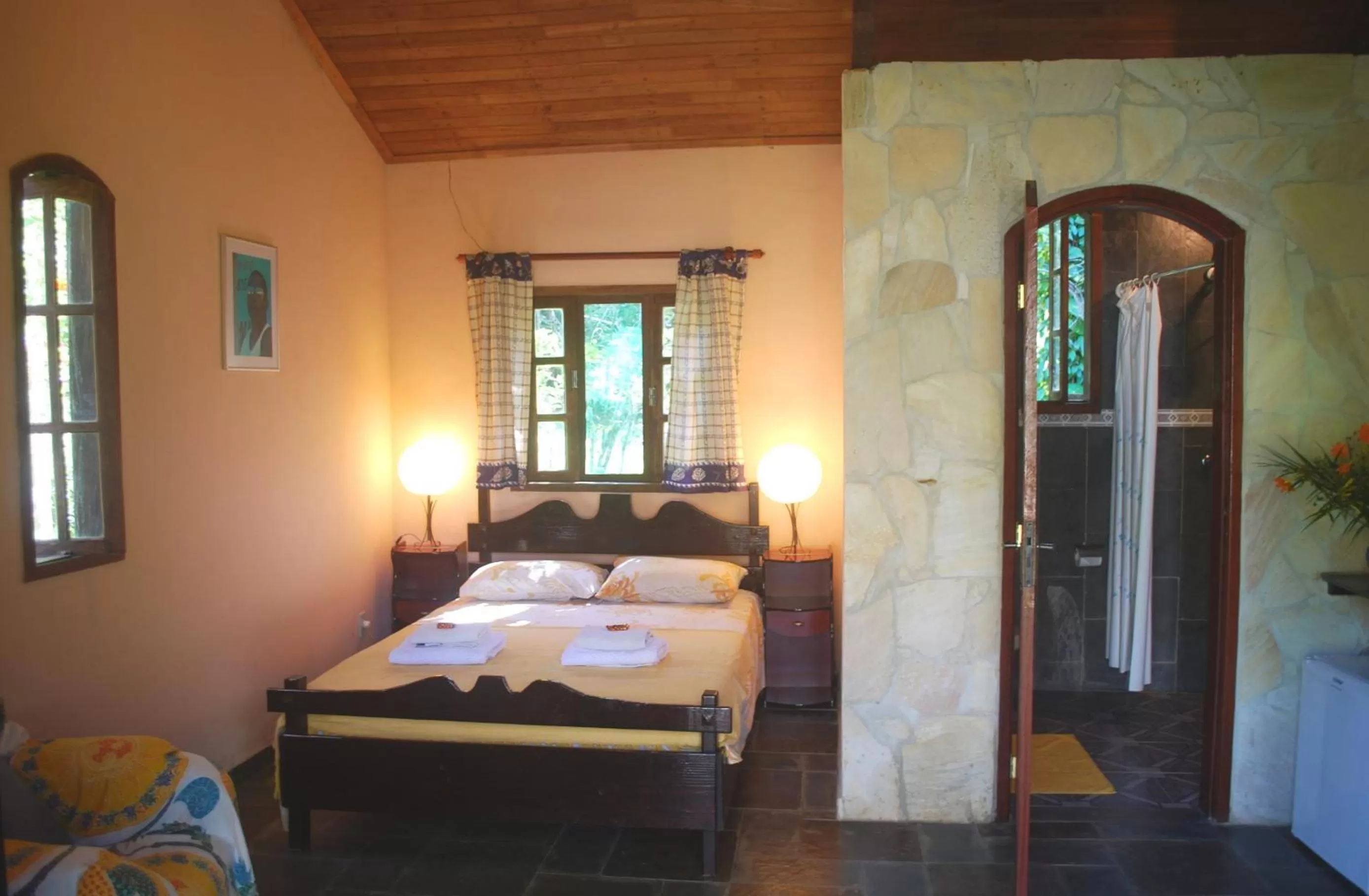 Decorative detail, Bed in Hotel Eco Sítio Nosso Paraíso