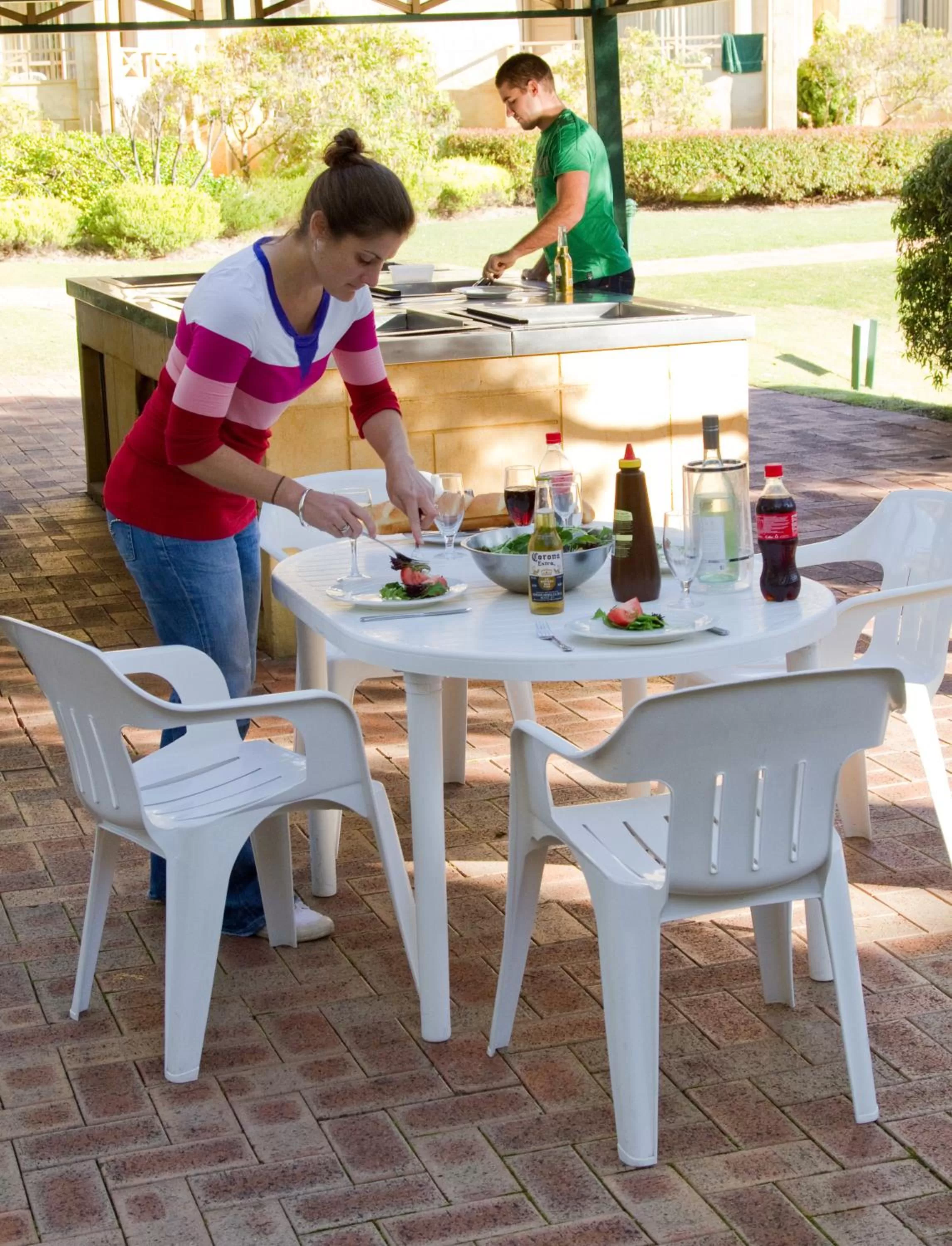BBQ facilities in Abbey Beach Resort
