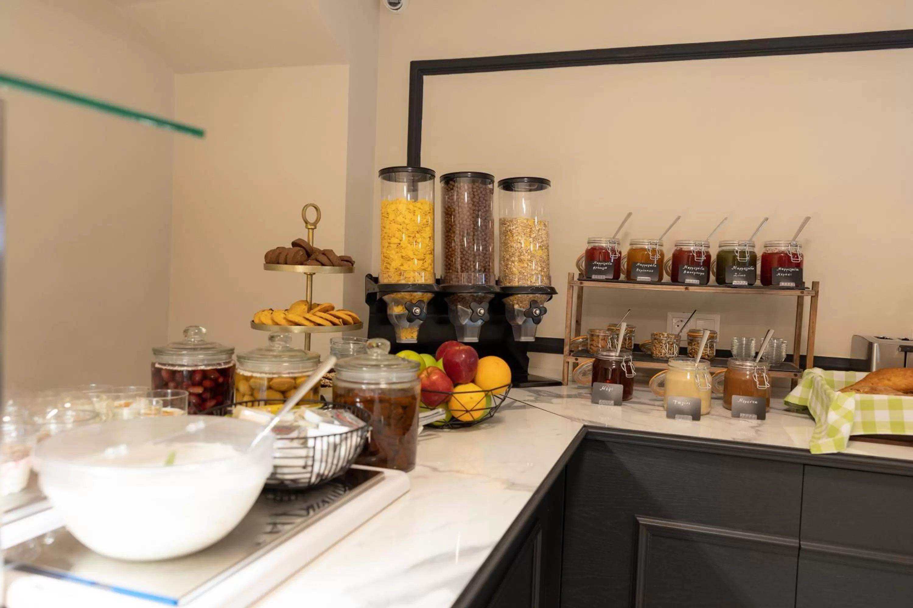 Breakfast in Modern Revival Luxury Hotel