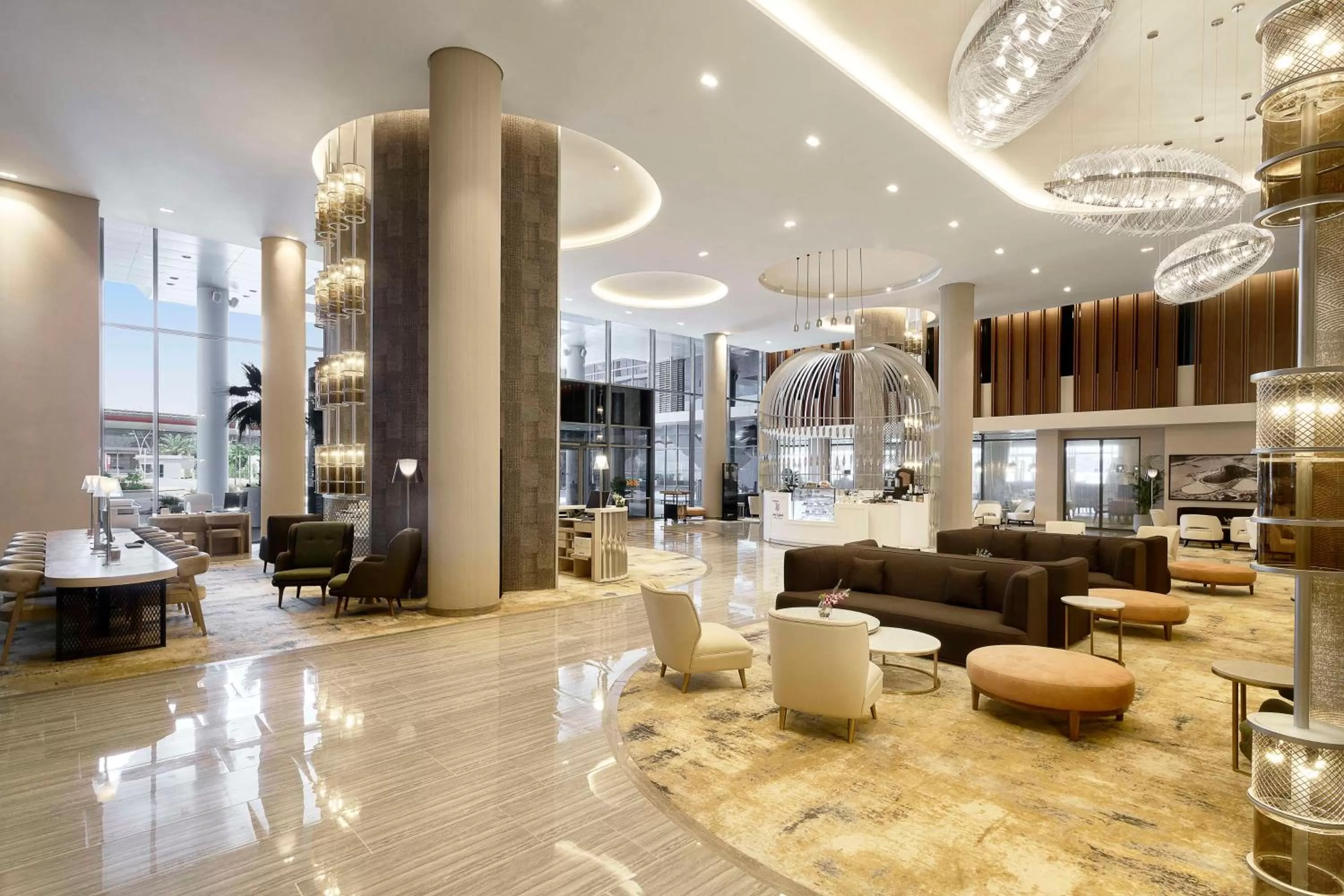 Lobby or reception in Radisson Blu Hotel Riyadh Convention and Exhibition Center