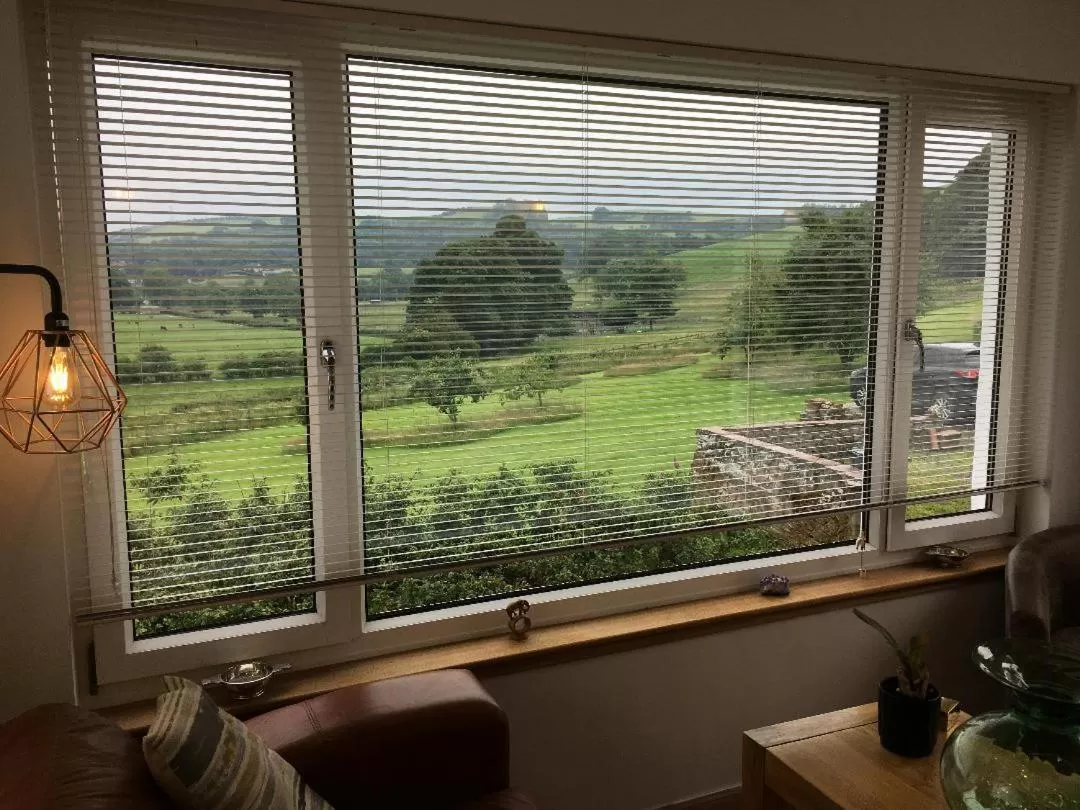 Living room in Jacquie's B&B -Dumfries-Room with a view - hot tub