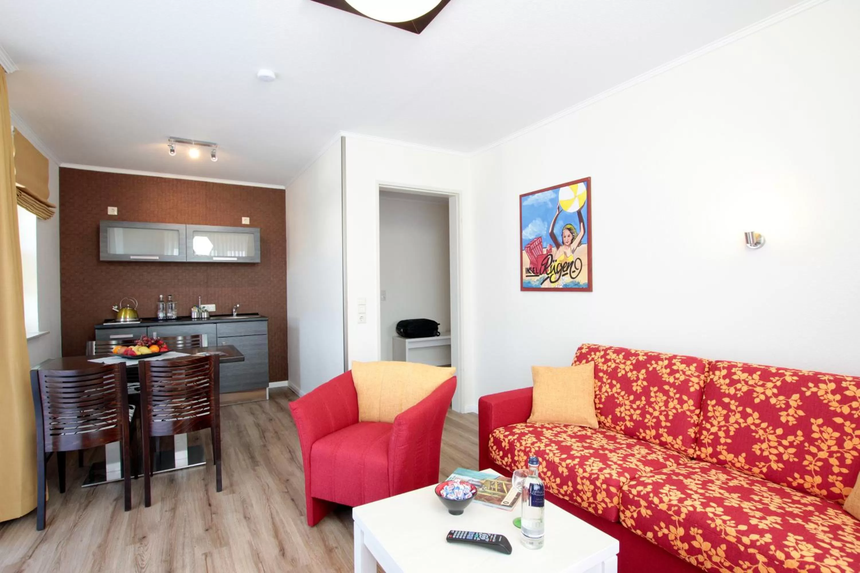 Kitchen or kitchenette in Park Hotel Sellin