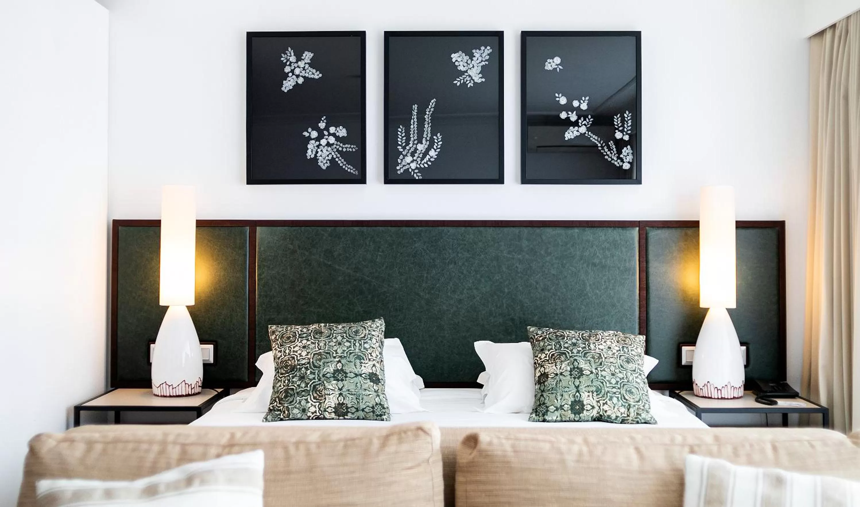 Decorative detail, Bed in Hotel Ponta Delgada