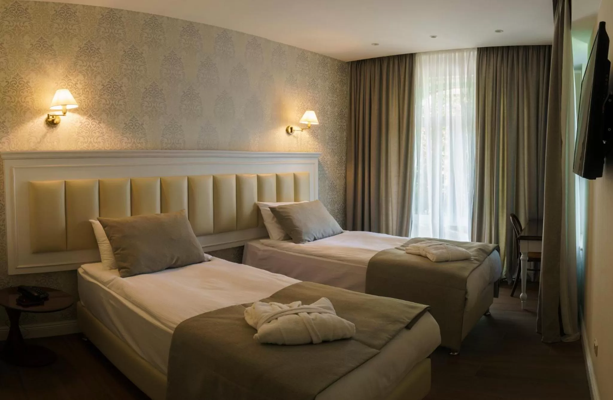 Bed in Hotel Passport Tbilisi