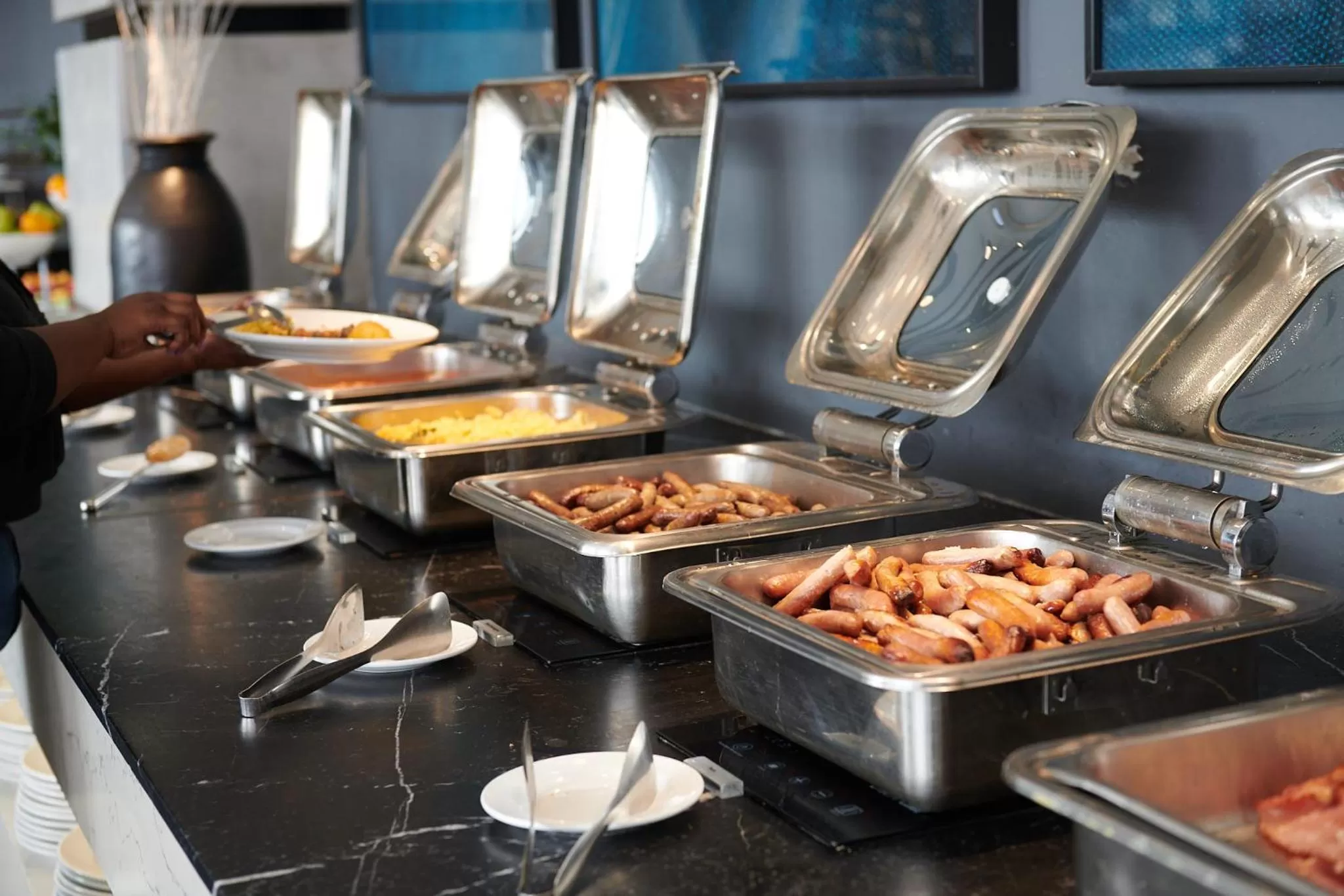 Buffet breakfast in The Capital Pearls Hotel