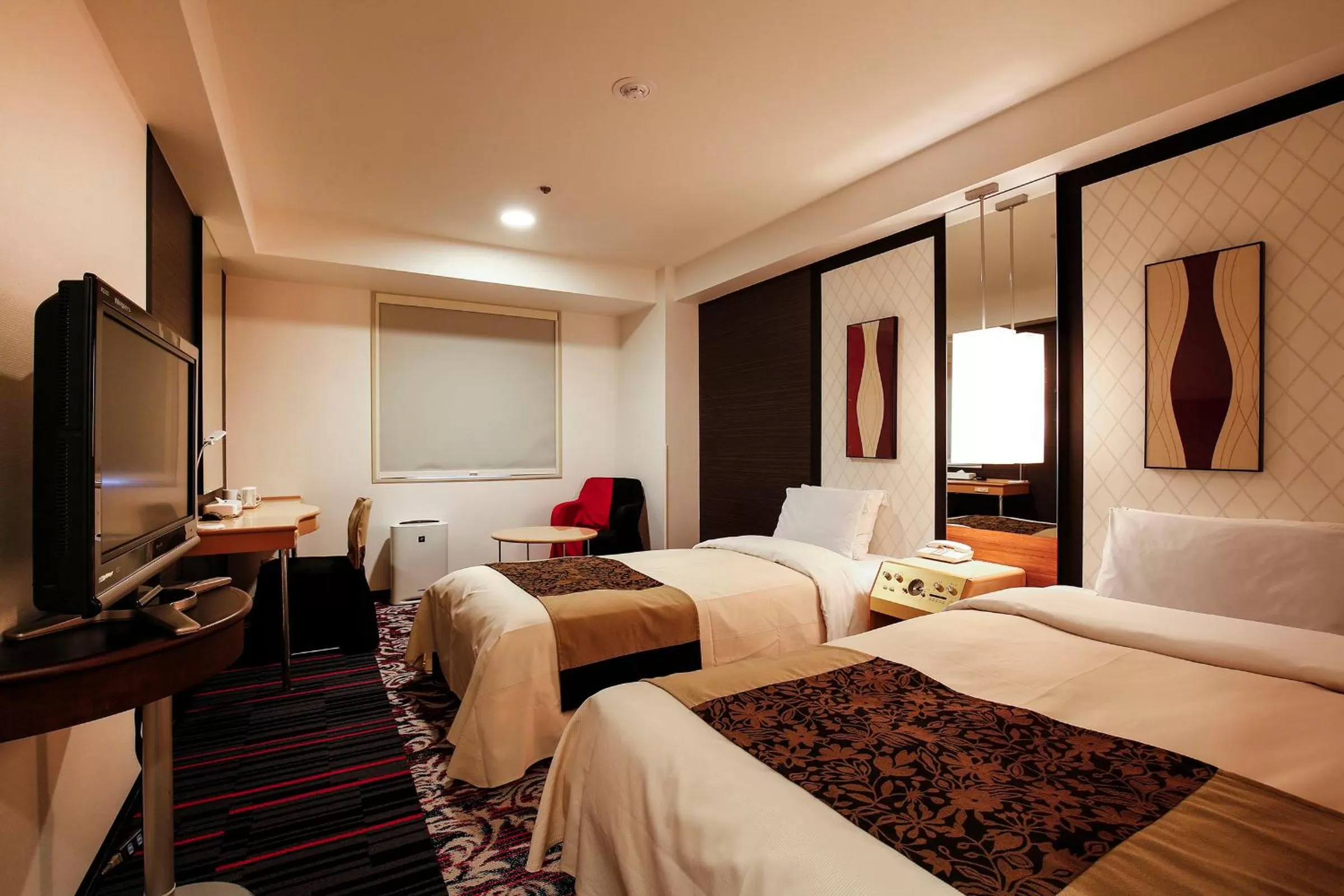 Bed in New Otani Inn Tokyo