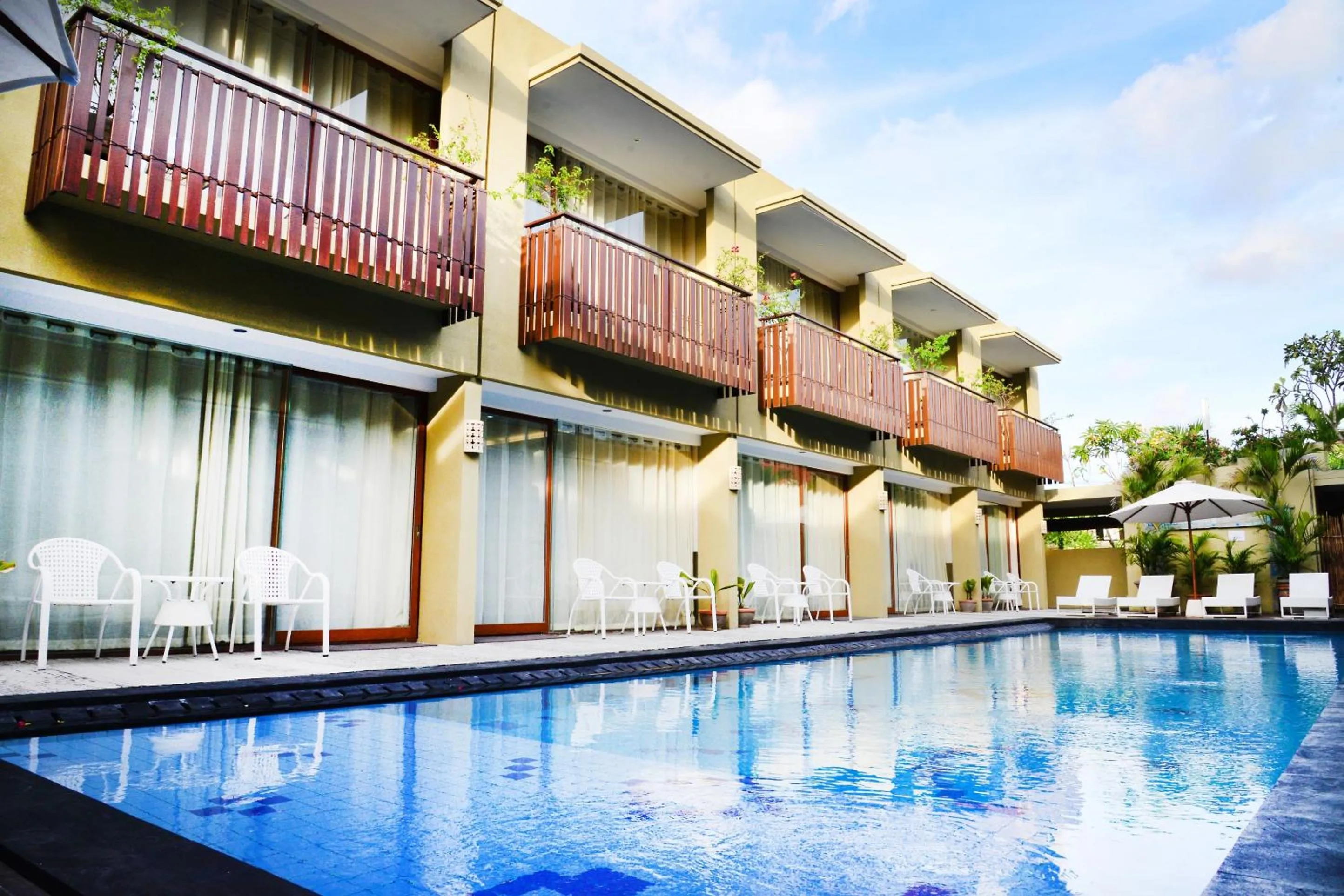 Pool view in Devata Suites and Residence