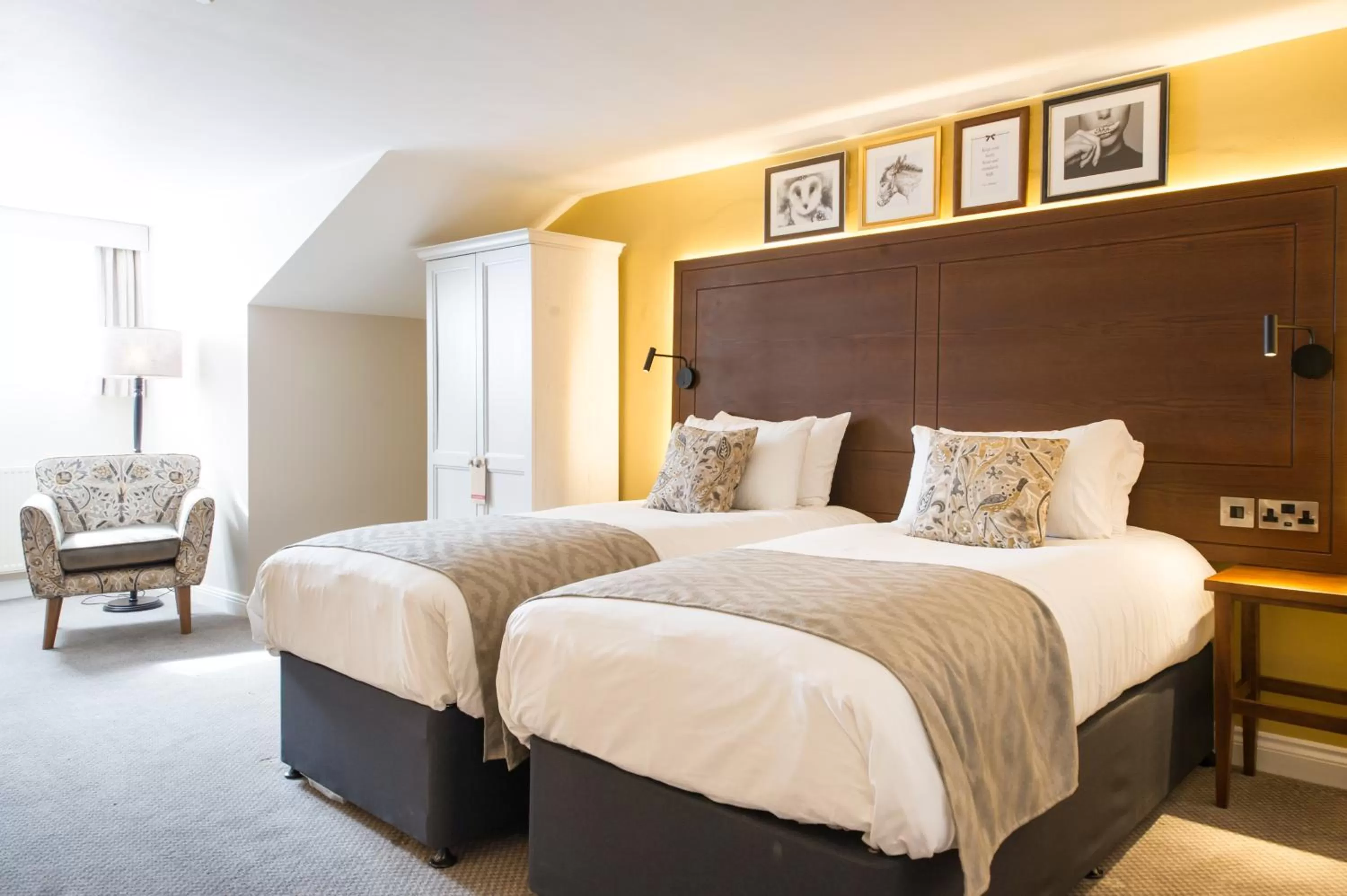 Bed in The Snowy Owl by Innkeeper's Collection