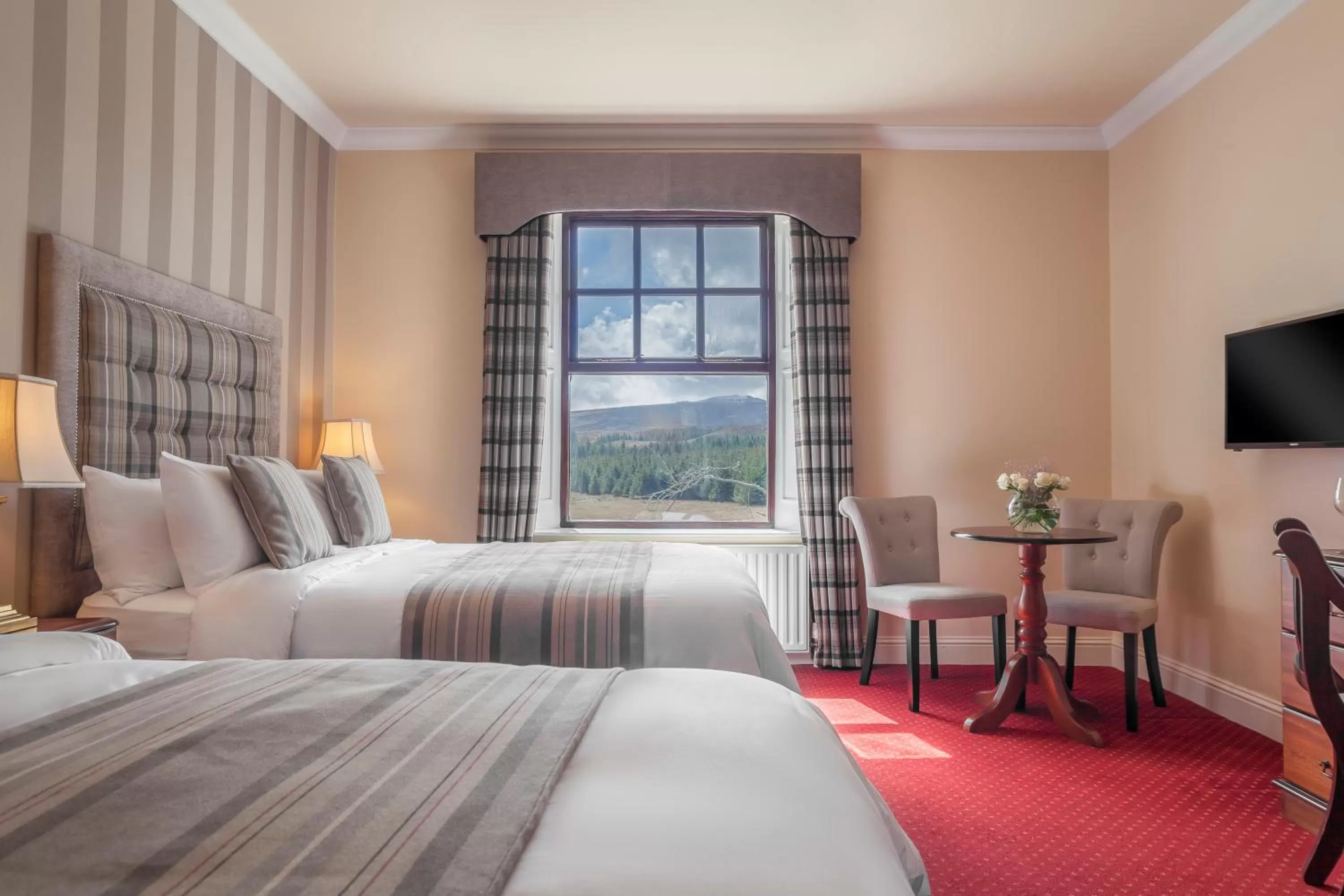 Bed in An Chúirt Hotel, Gweedore, Donegal