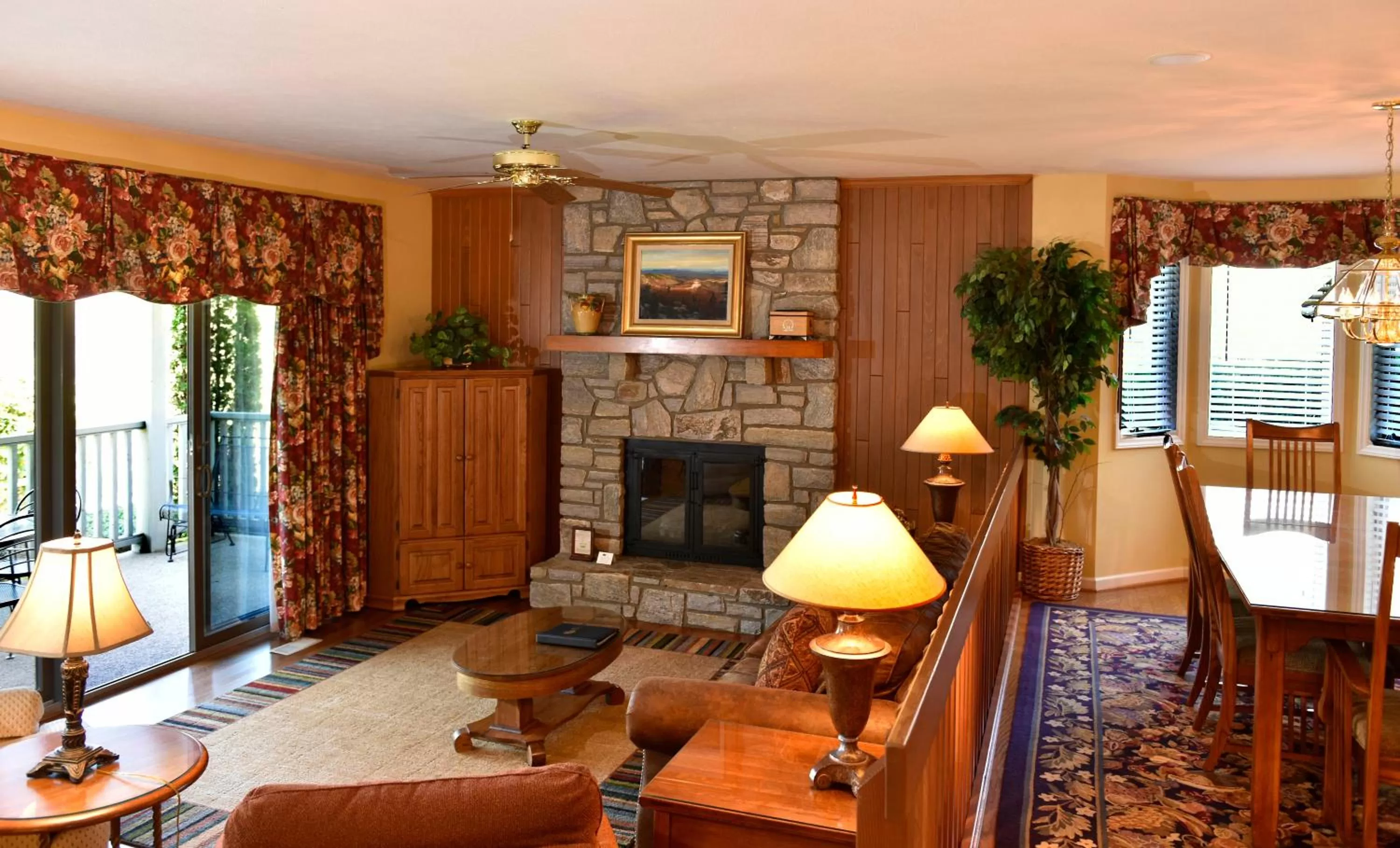 Living room, Seating Area in Chetola Resort Condominiums