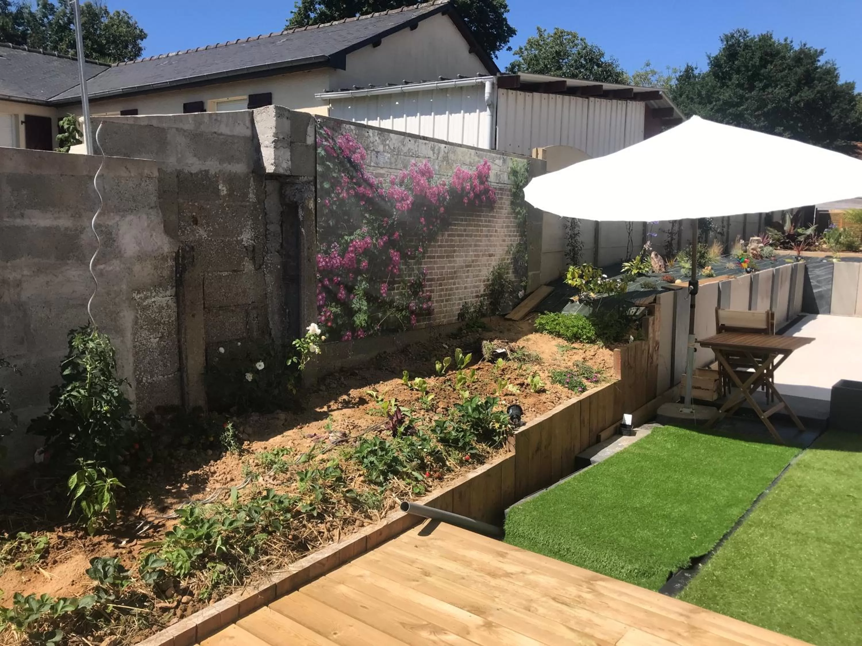 Garden view in Cocon de douceur à deux pas de la gare