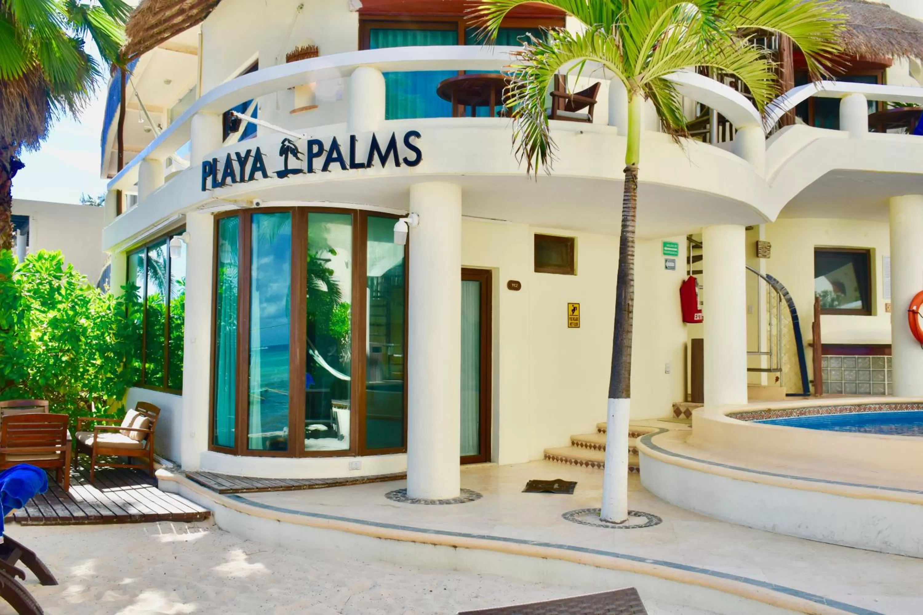 Property building in Playa Palms Beach Hotel