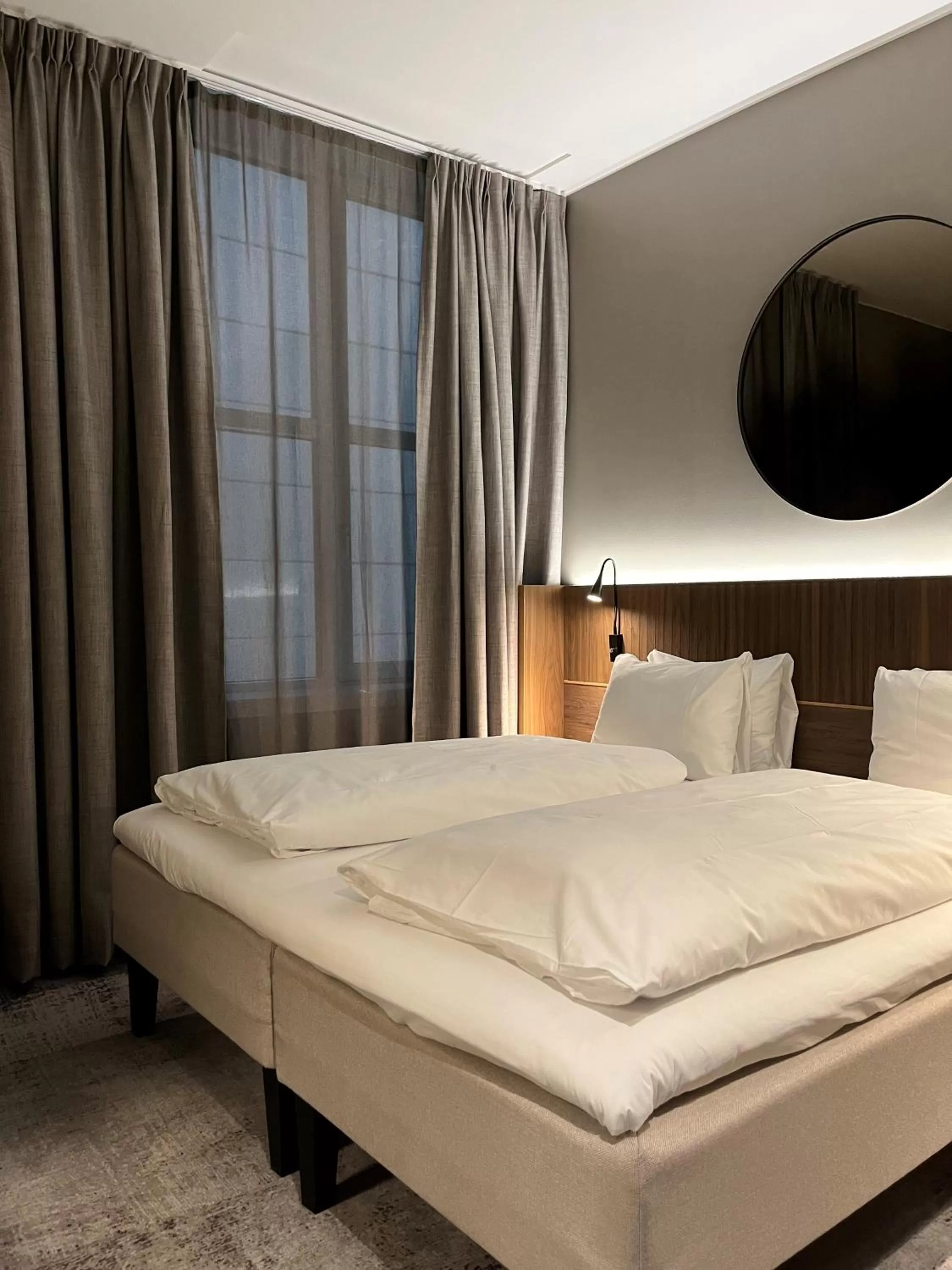 Bed in Karl Johan Hotel