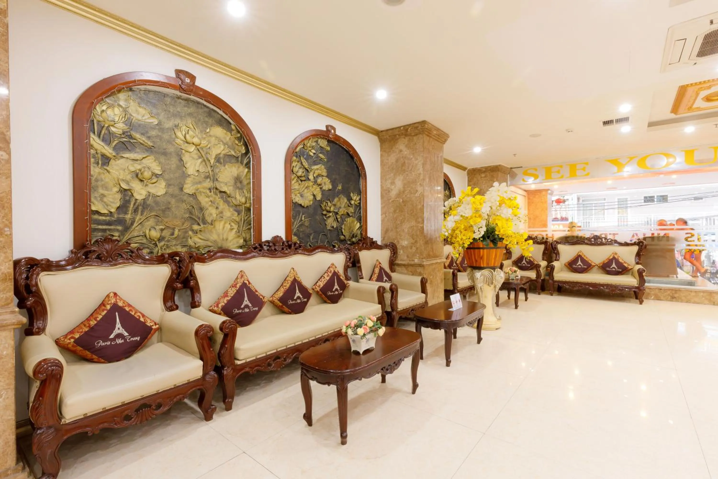 Lobby or reception in Paris Luxury Hotel & Apartment Nha Trang