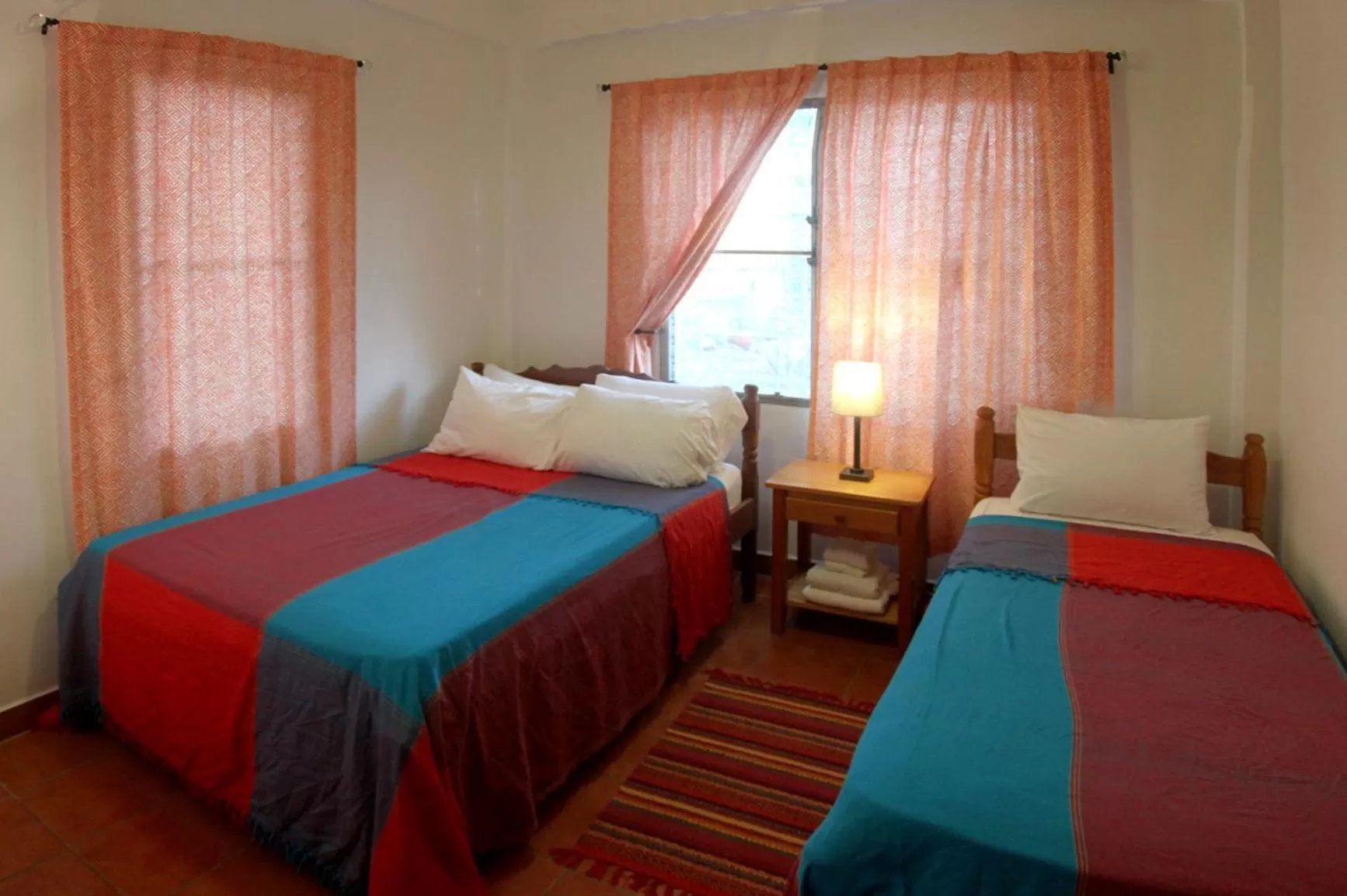 Bed in BlueBelize B&B