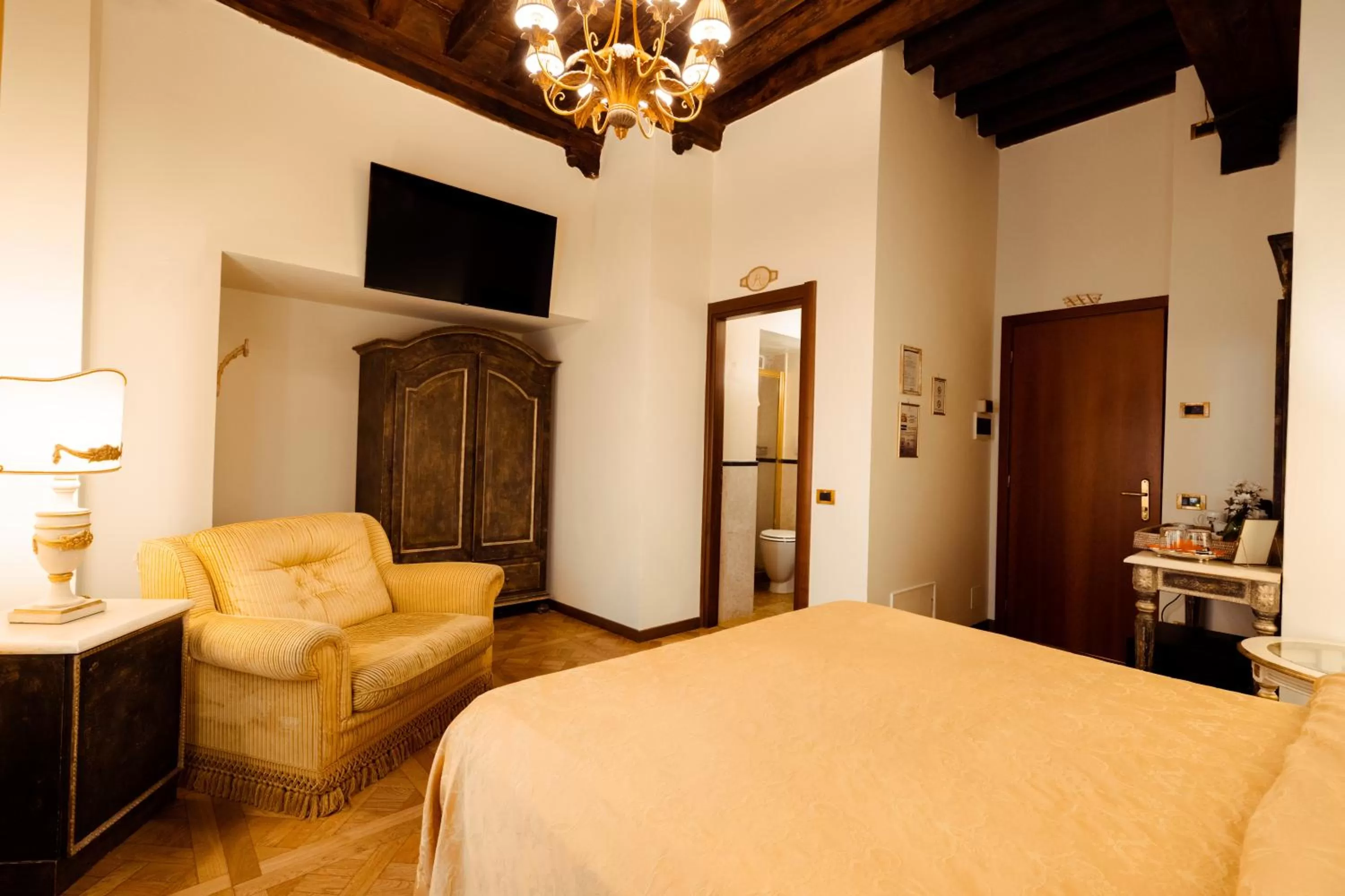 Bed in Hotel Palazzo Alexander