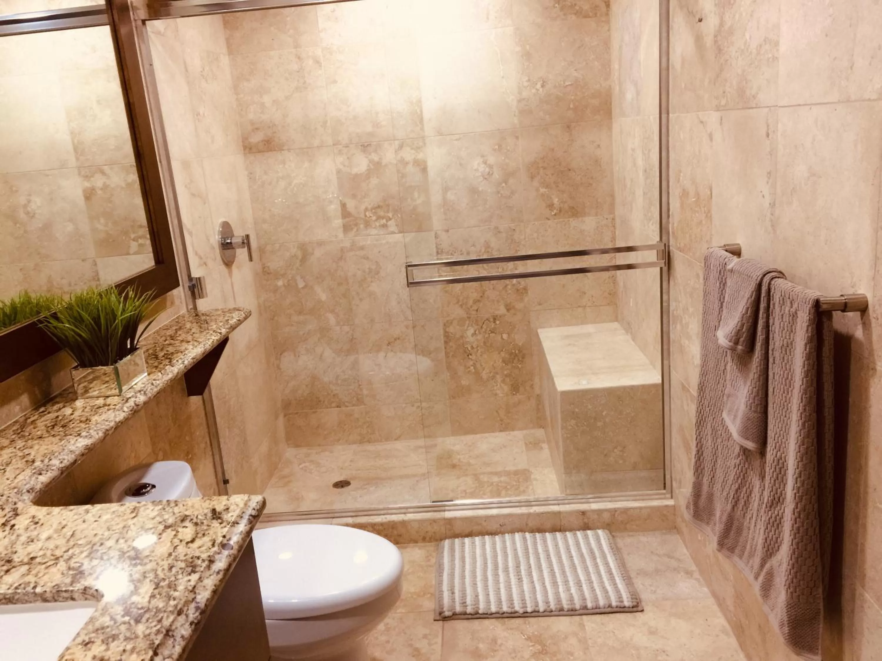 Bathroom in Fabulous Ocean View Condo with Walking Distance to the Beach!
