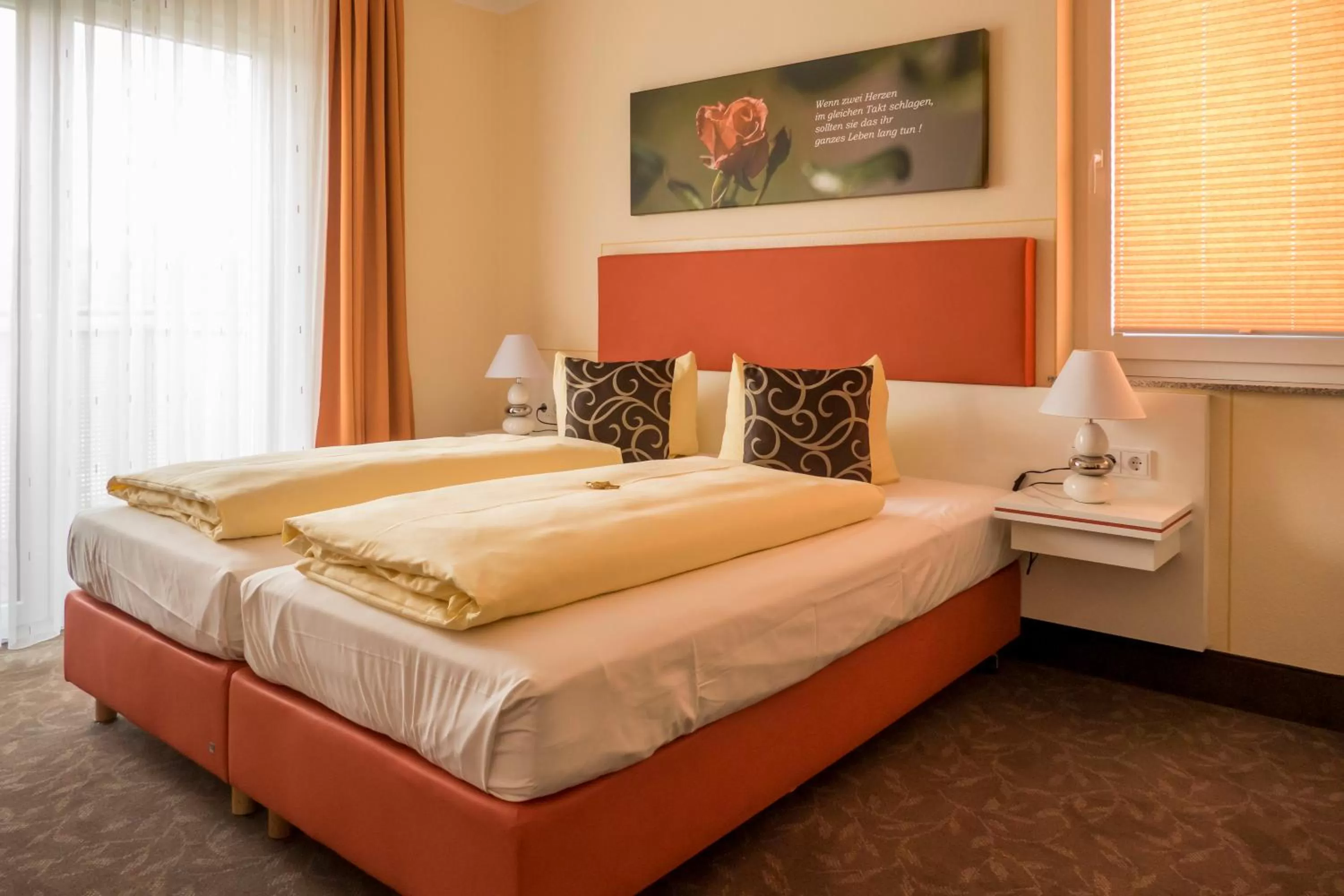 Photo of the whole room, Bed in Hotel Sonnengarten