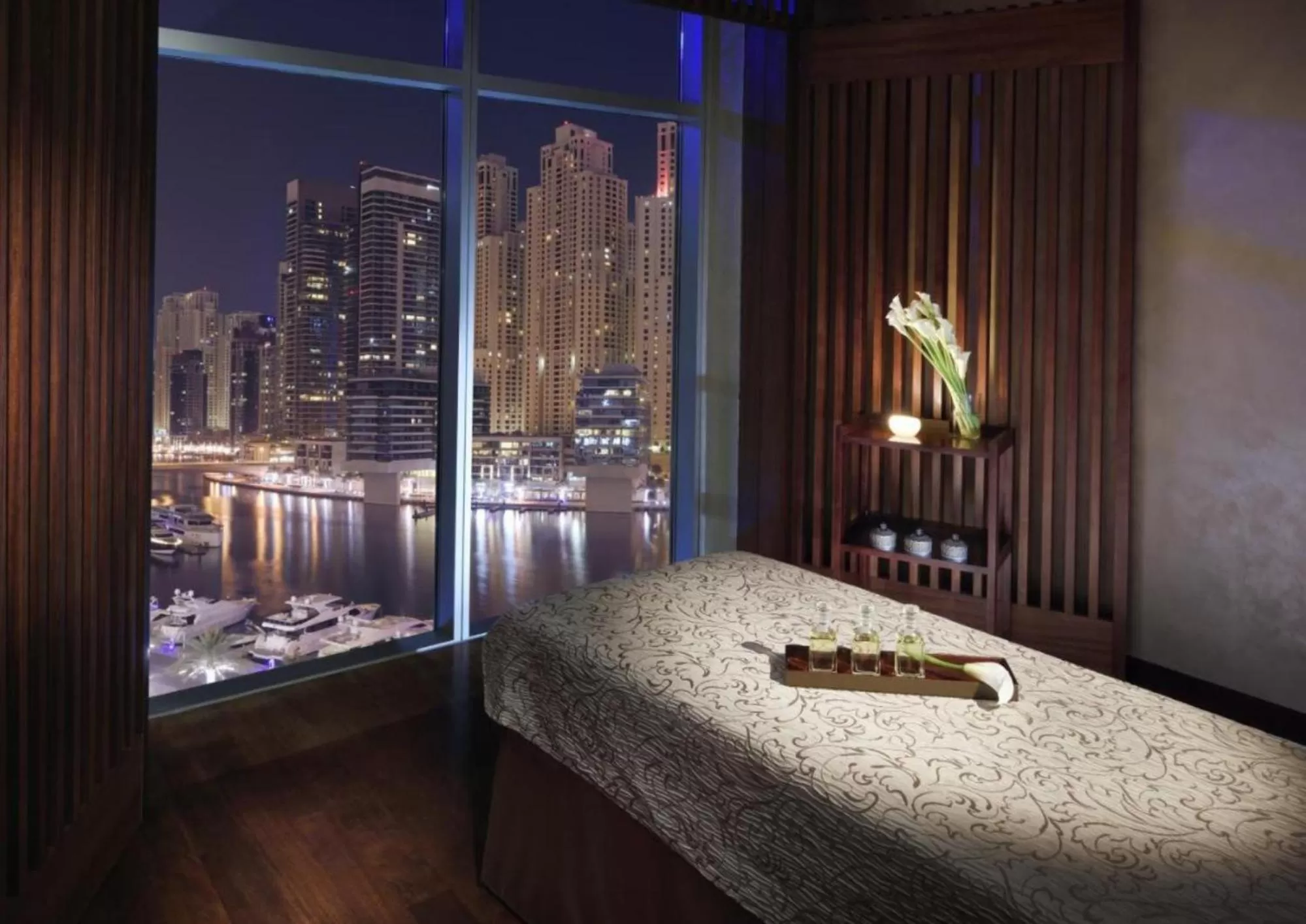 Spa and wellness centre/facilities, Bed in Emaar Residences Dubai Marina by Qstay - formerly Address Dubai Marina