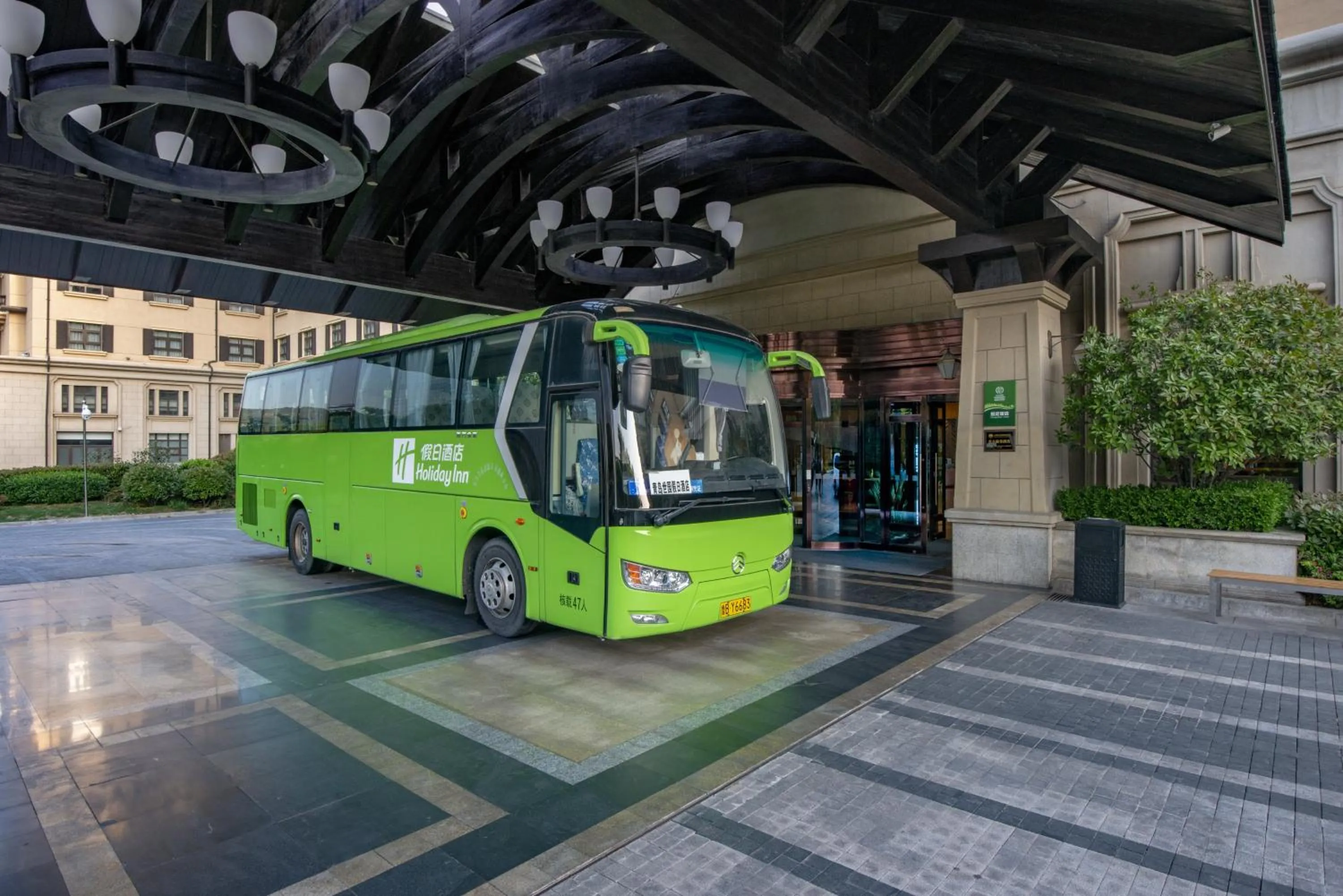 Decorative detail in Hai Tian Expo Hotel