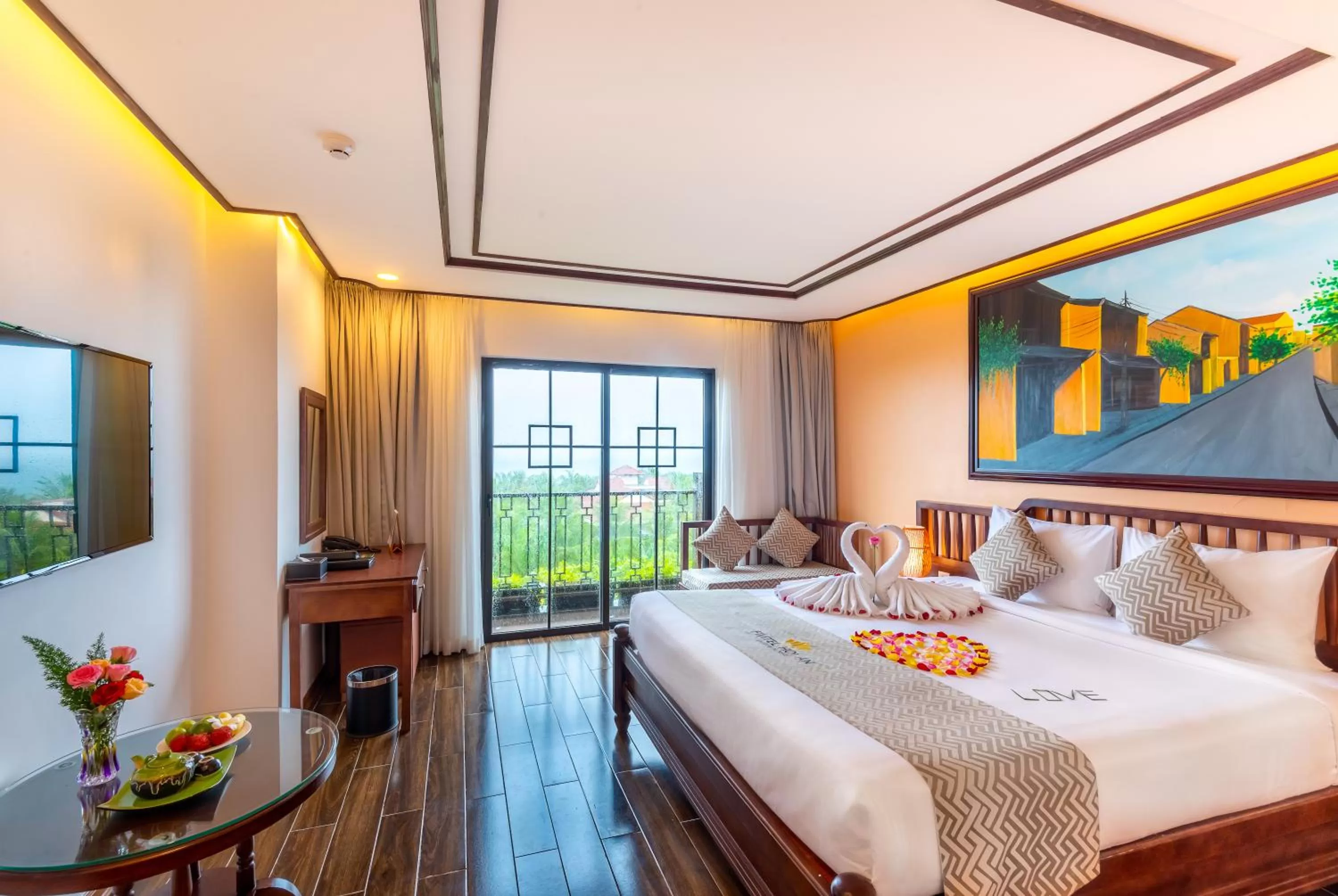 Photo of the whole room, Bed in Fivitel Hoi An Hotel