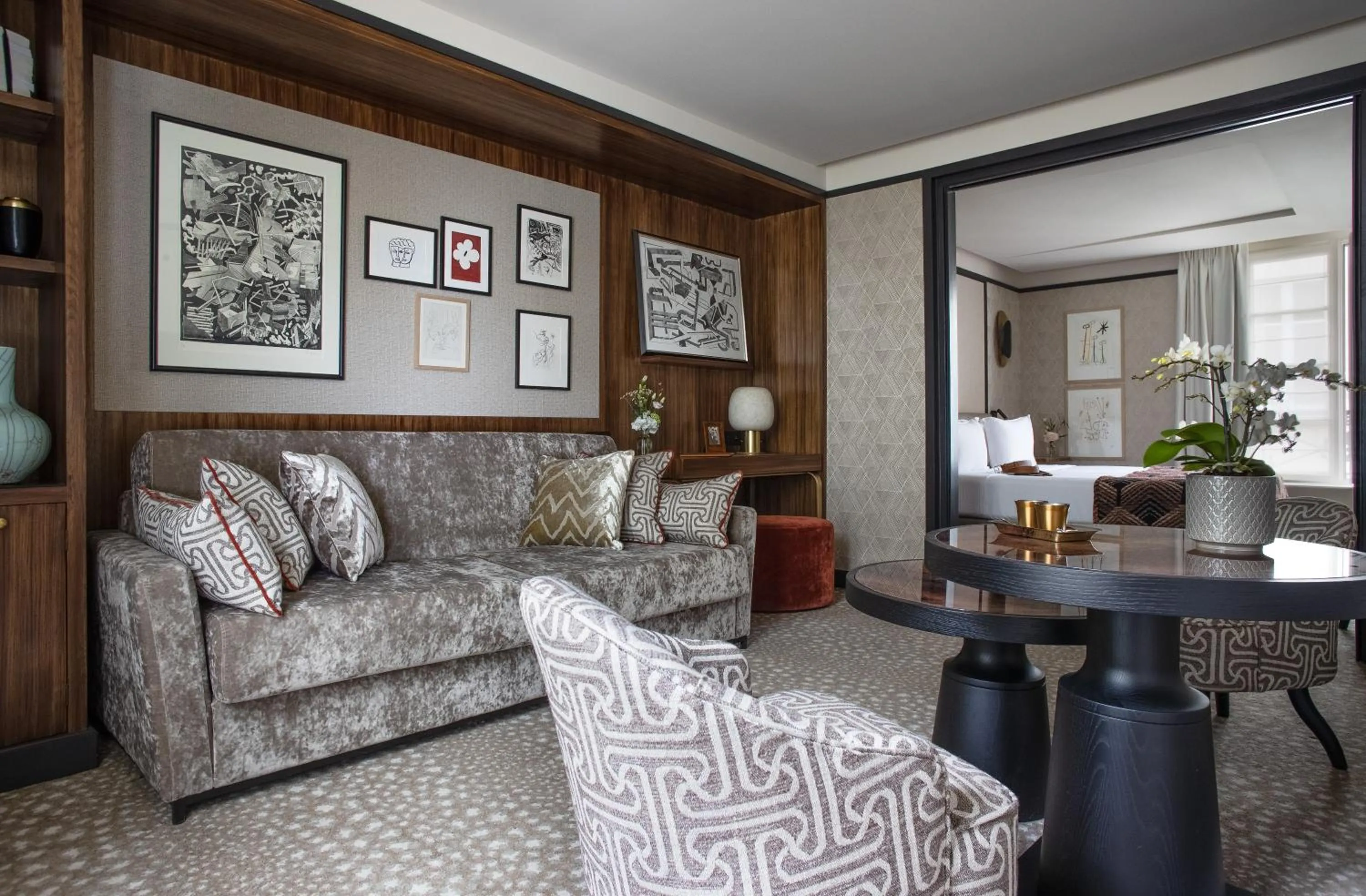 Living room in Esprit Saint Germain