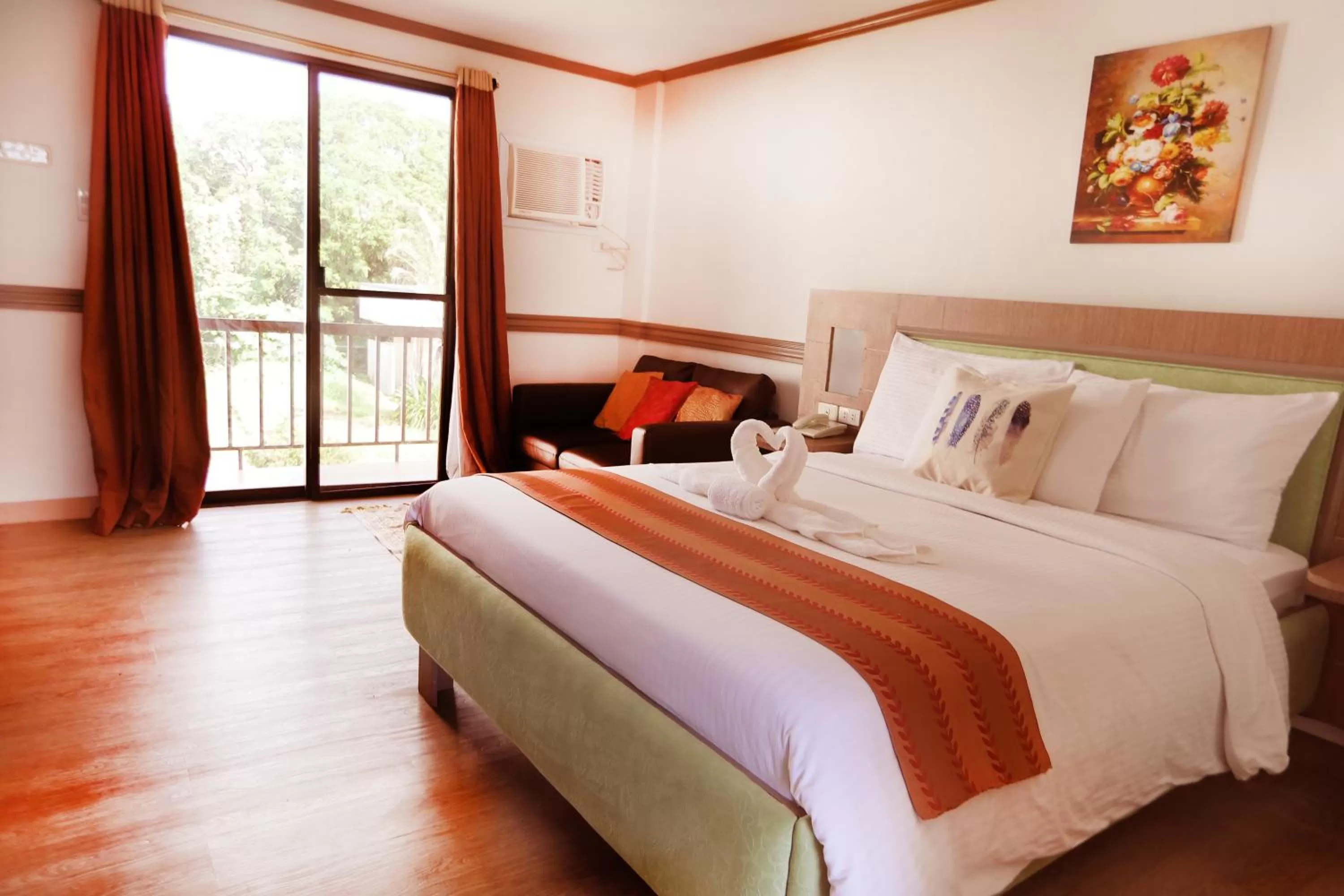 Bedroom in Aerostop Hotel and Restaurant