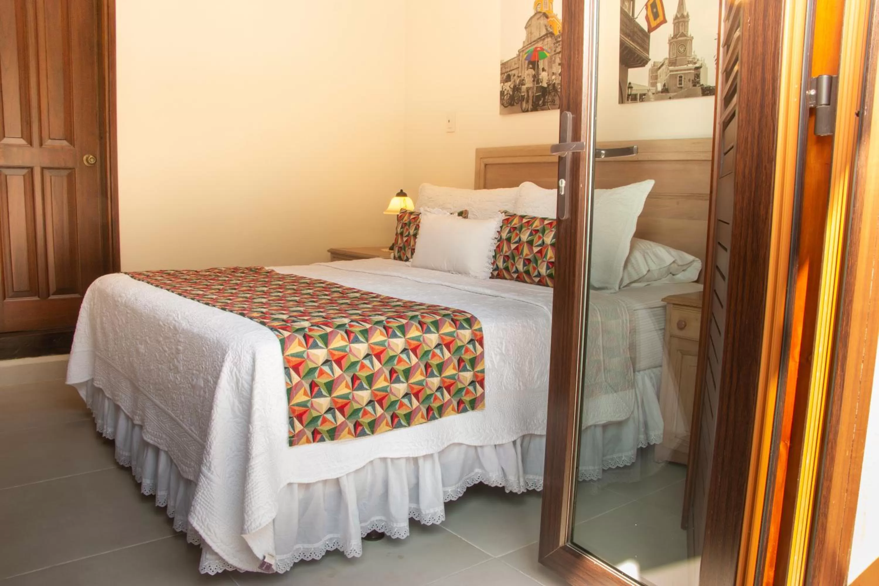 Bed in Hotel Casa La Fe