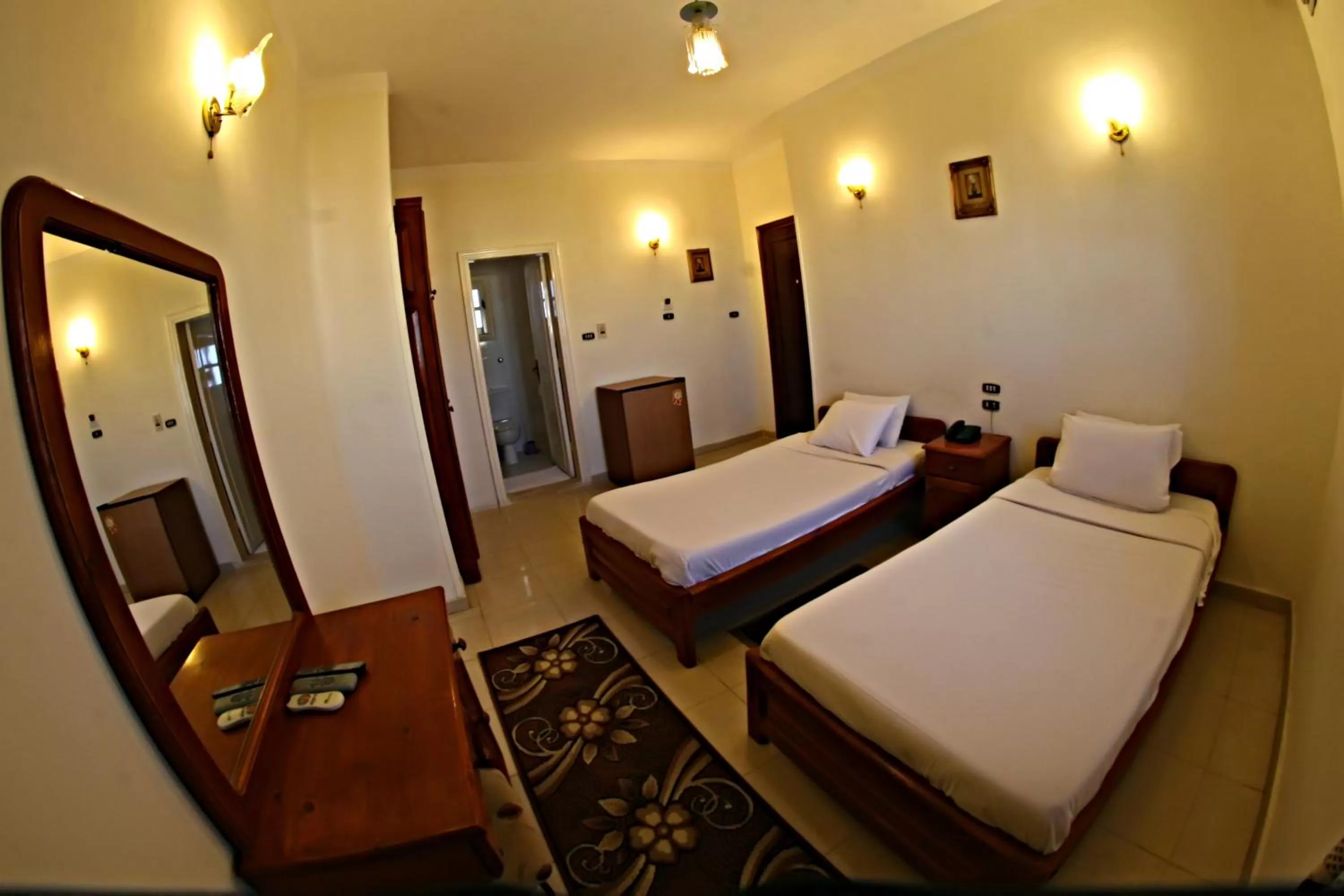 Bed in Luxor Hotel Hurghada