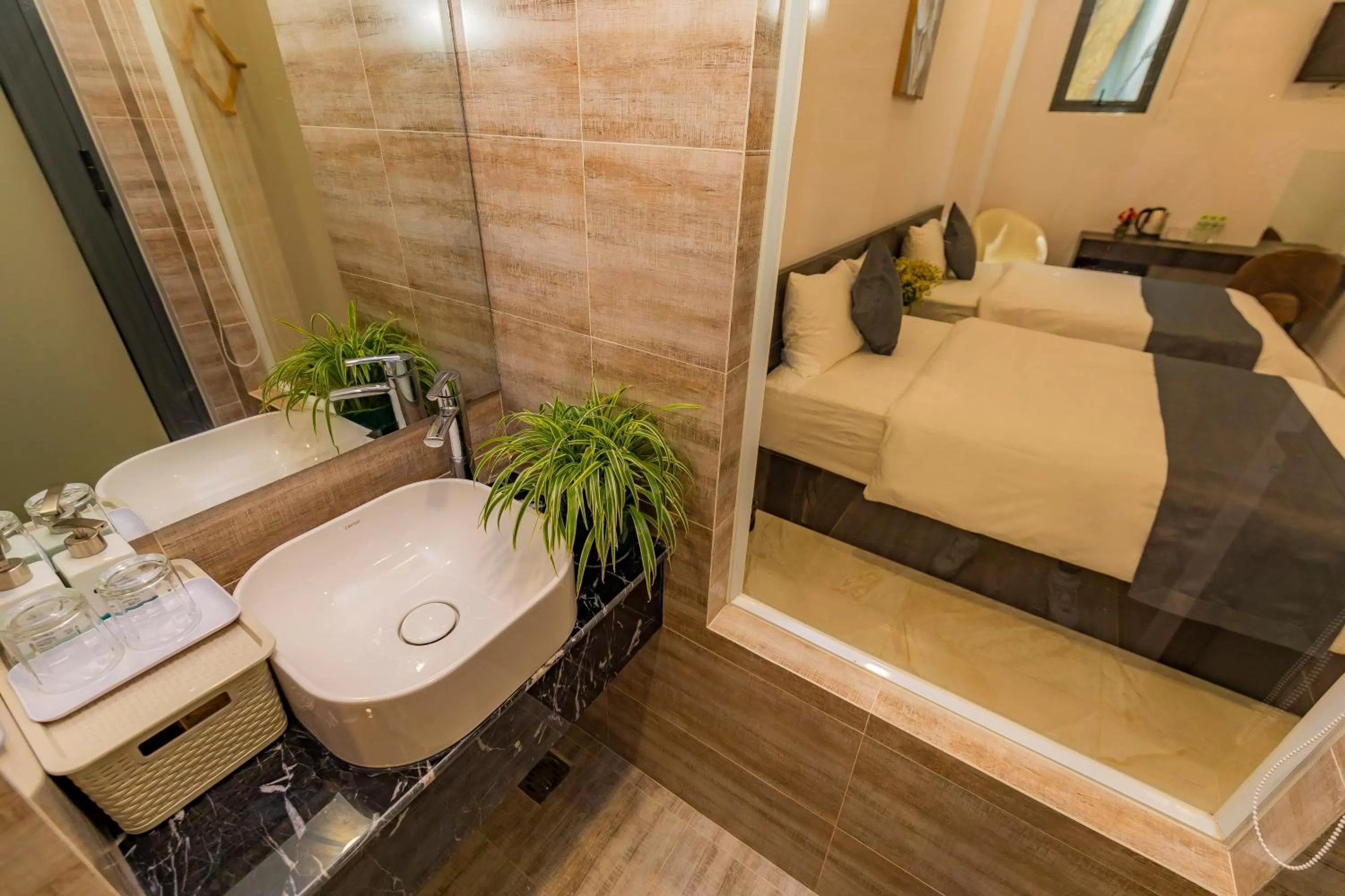 Bathroom in Khanh Uyen 3 Hotel