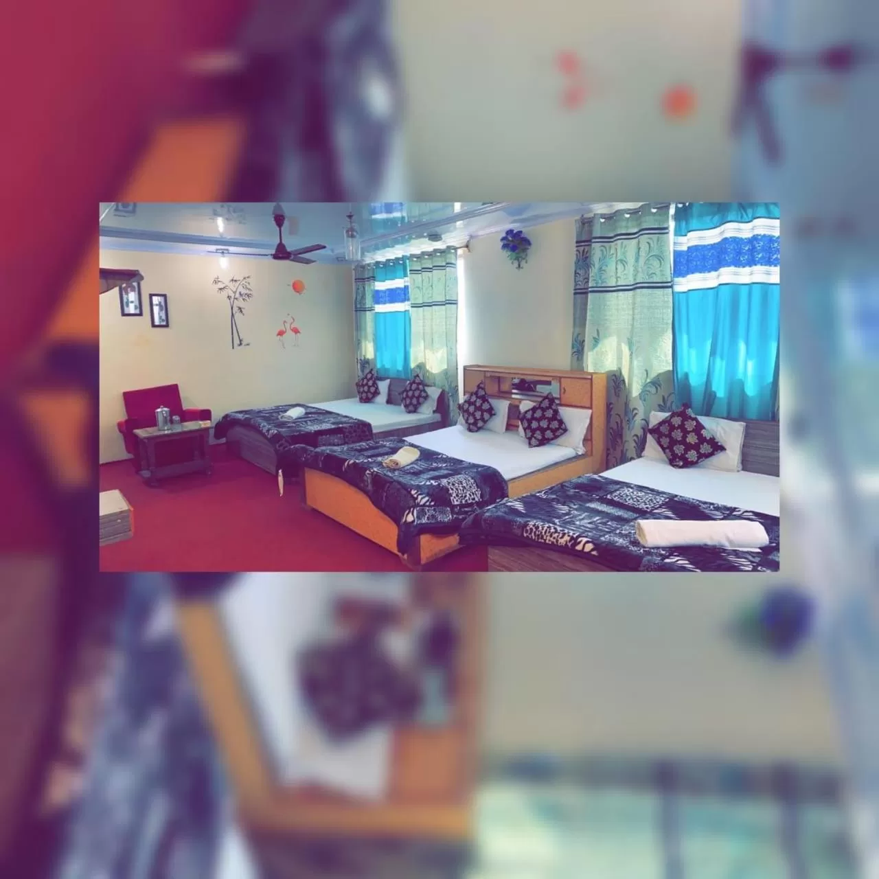 Bed in Hotel Young Mamta