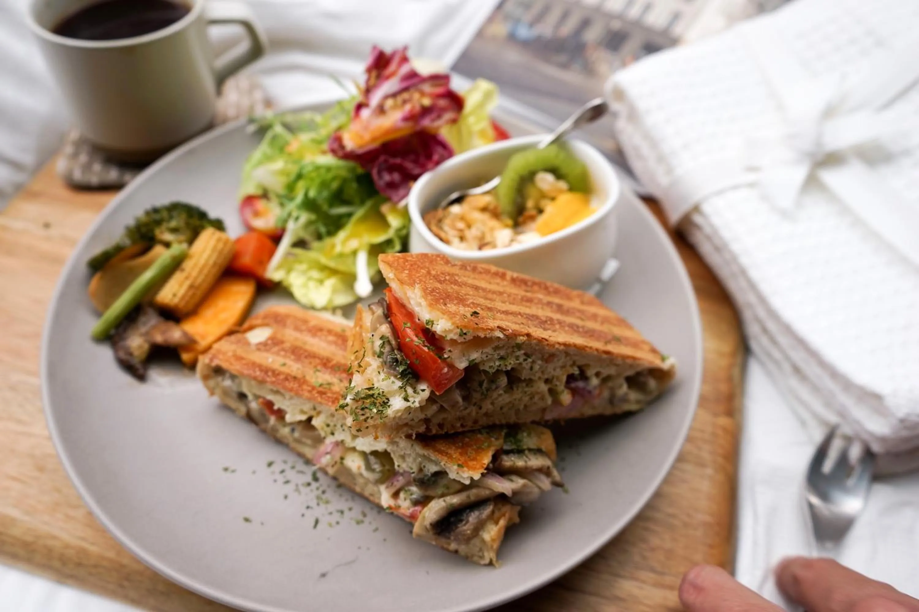 Food close-up in NiHao Café Hotel