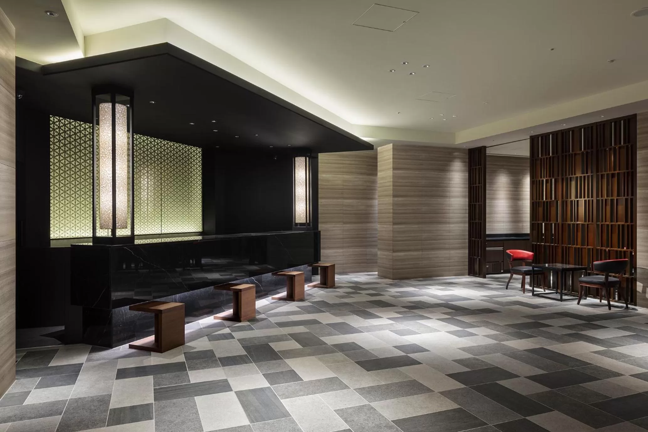 Decorative detail in Hotel Monterey Le Frere Osaka