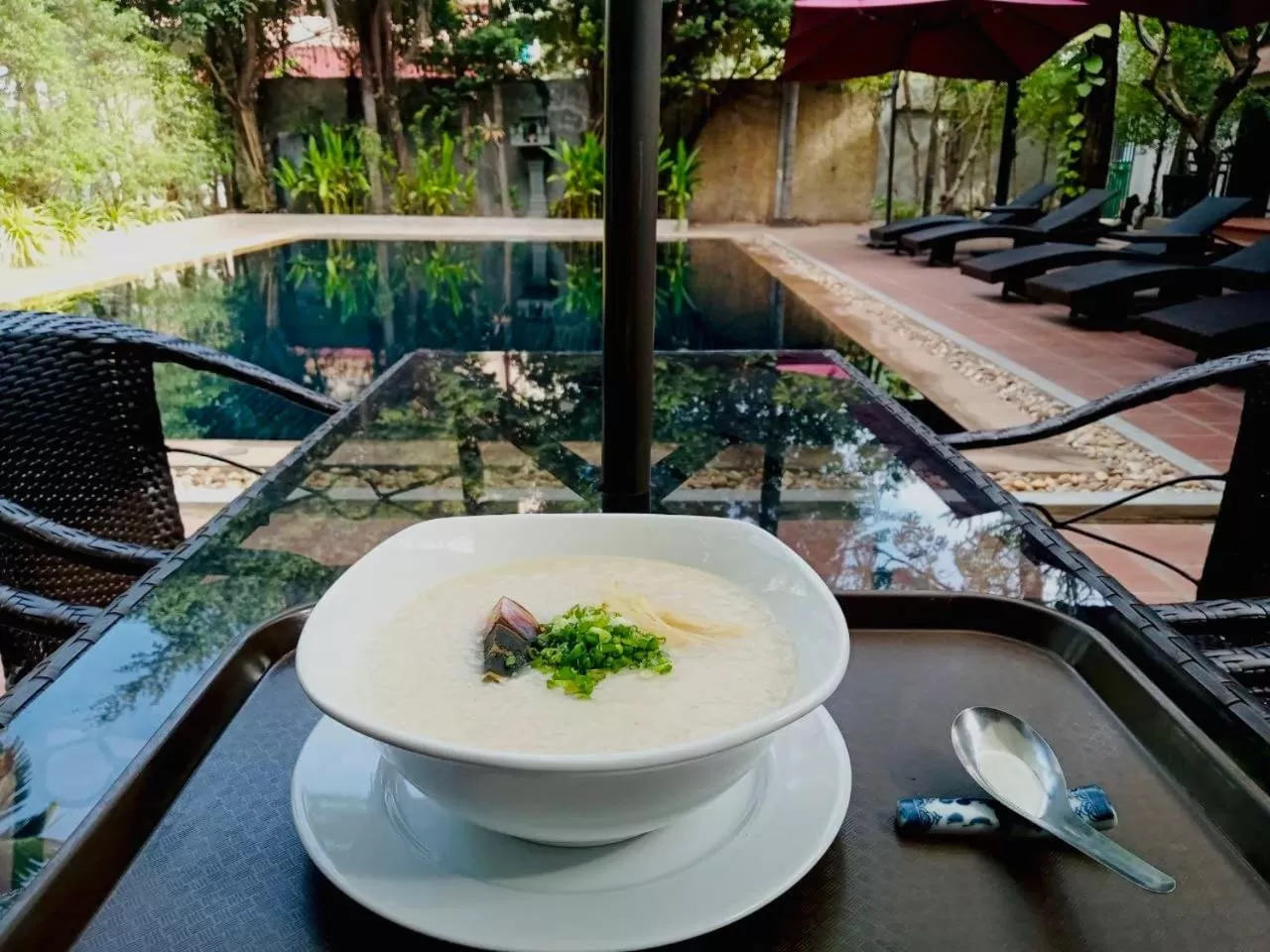 Breakfast in Angkor Tiger Resort