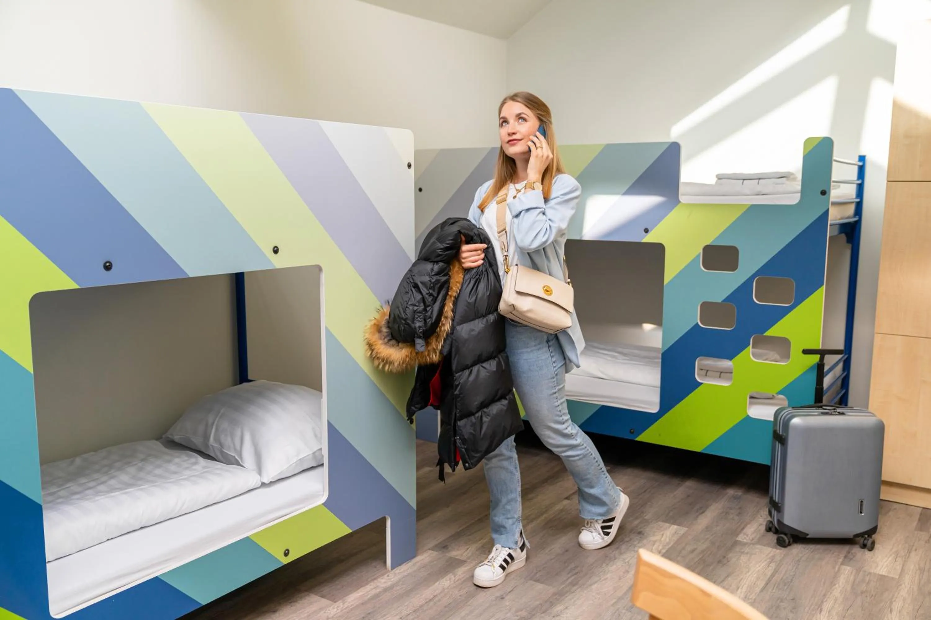 People, Bed in a&o Salzburg Hauptbahnhof