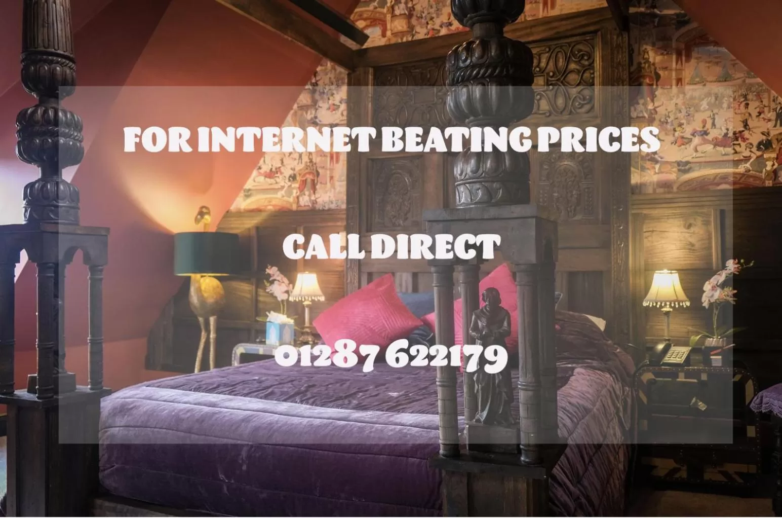 Bed in Brockley Hall Hotel