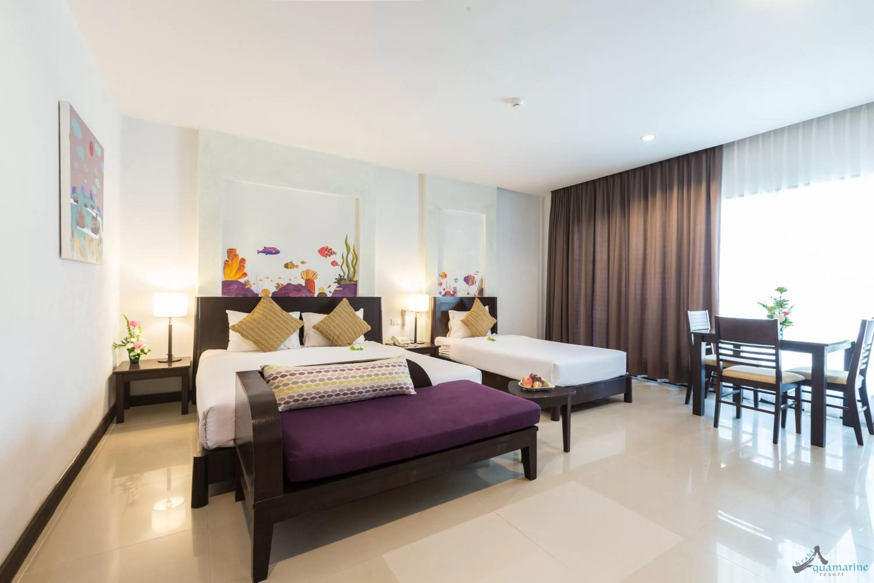 Bed in Krabi Aquamarine Resort - SHA Plus